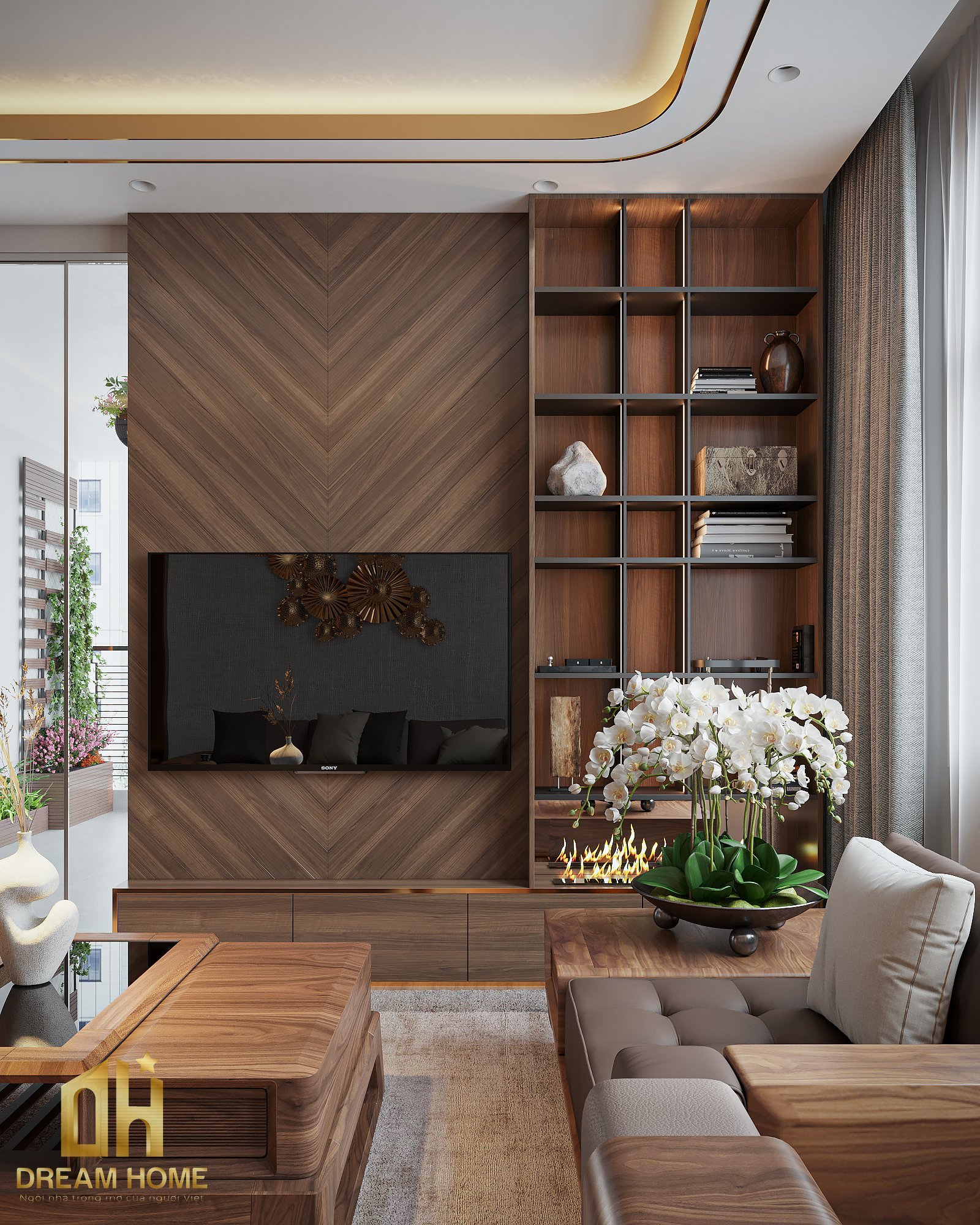 thiết kế nội thất biệt thự tinh hoa