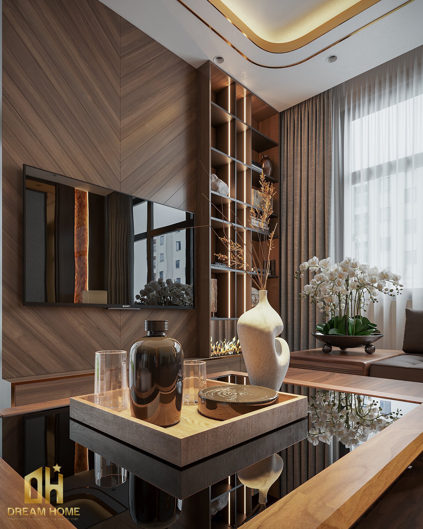thiết kế nội thất biệt thự tinh hoa