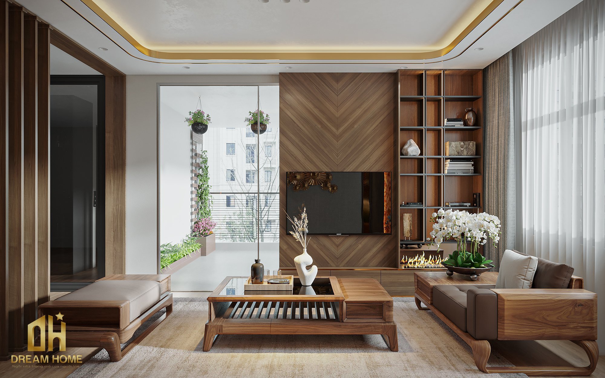 thiết kế nội thất biệt thự tinh hoa