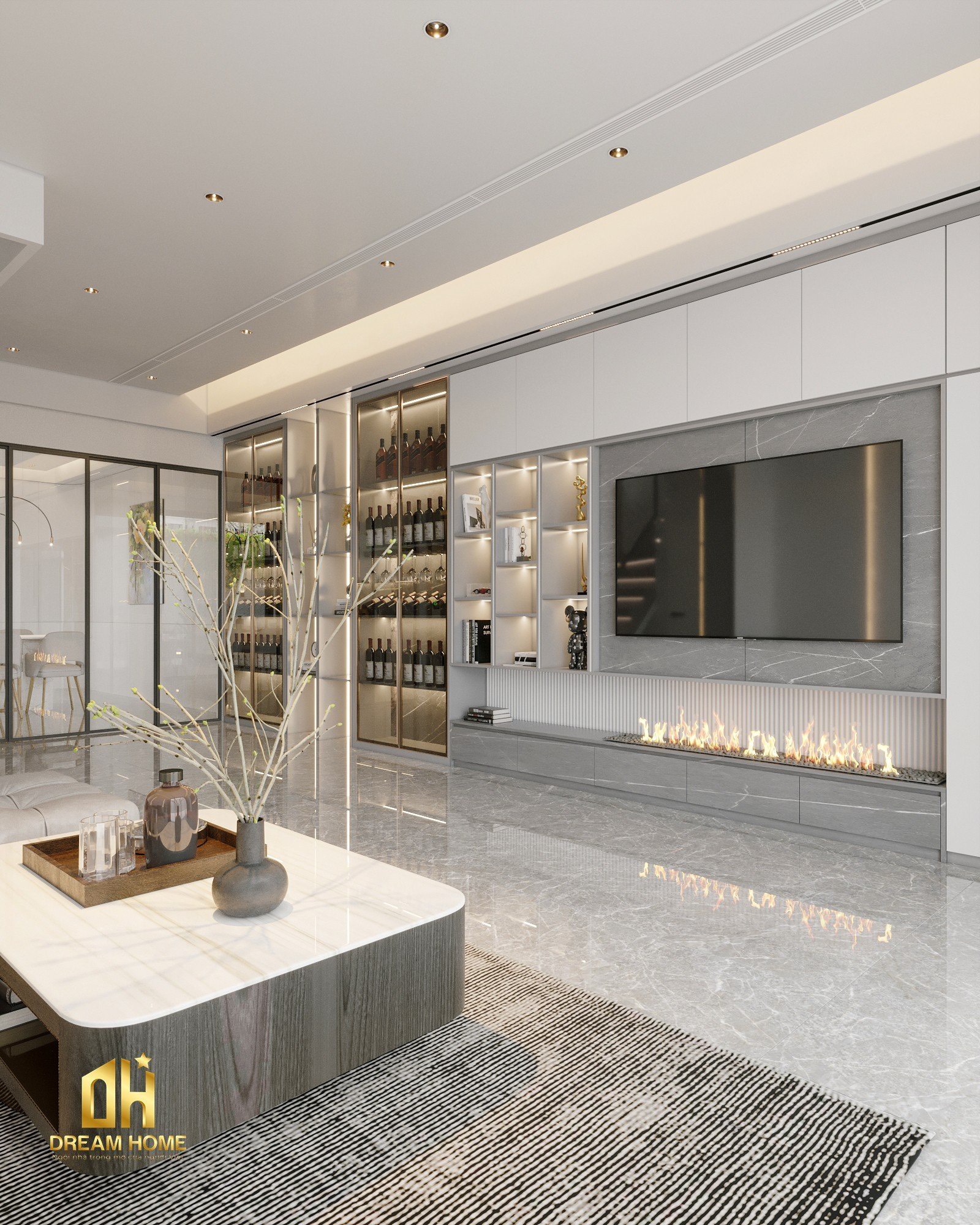 thiết kế nội thất biệt thự tinh hoa