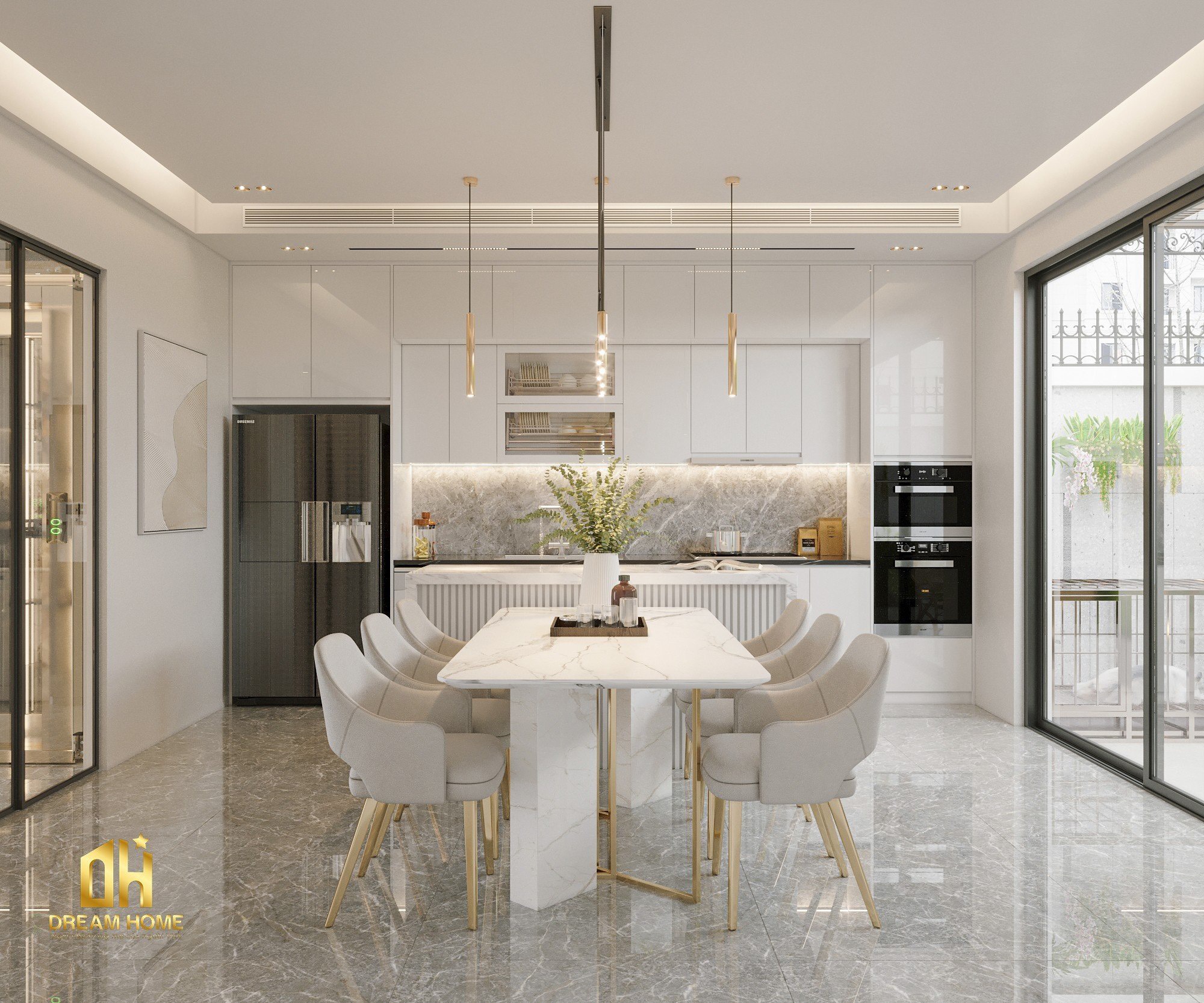 thiết kế nội thất biệt thự tinh hoa
