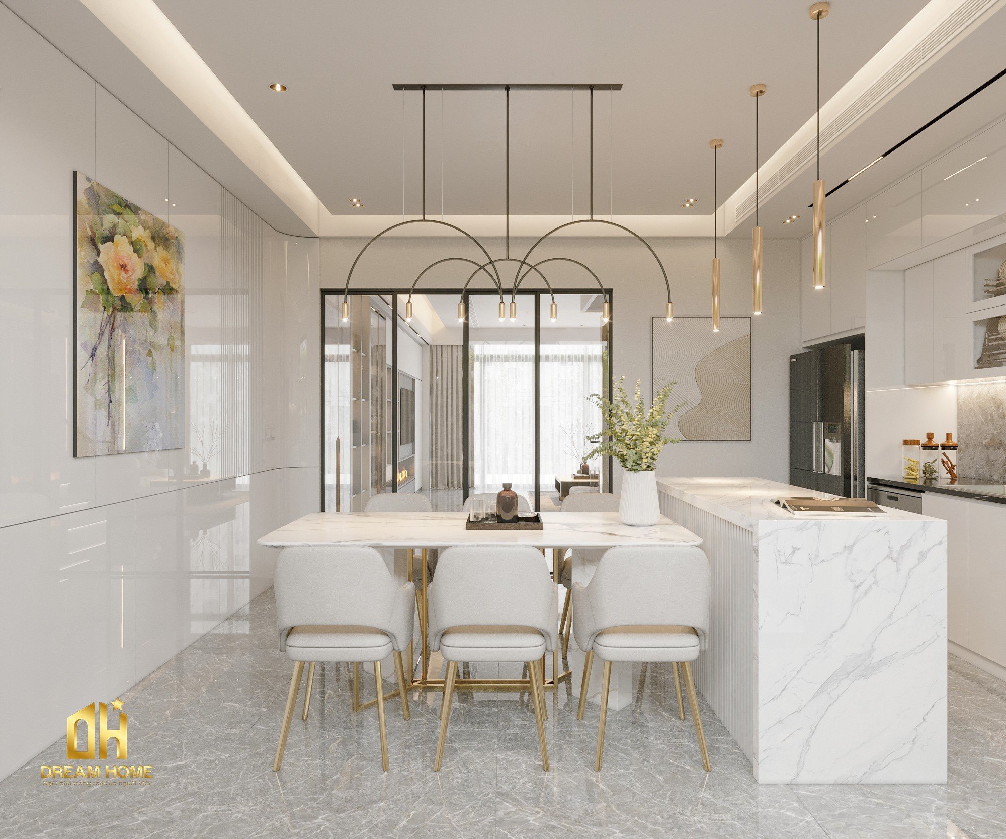 thiết kế nội thất biệt thự tinh hoa