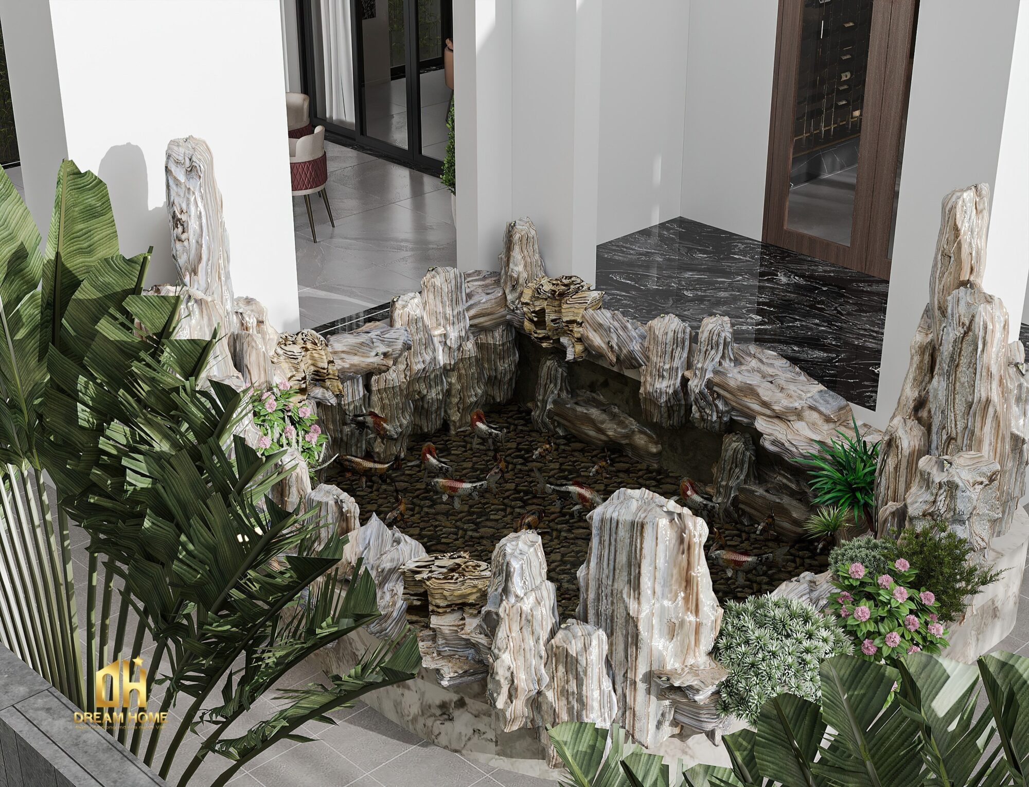 thiết kế nội thất biệt thự tinh hoa