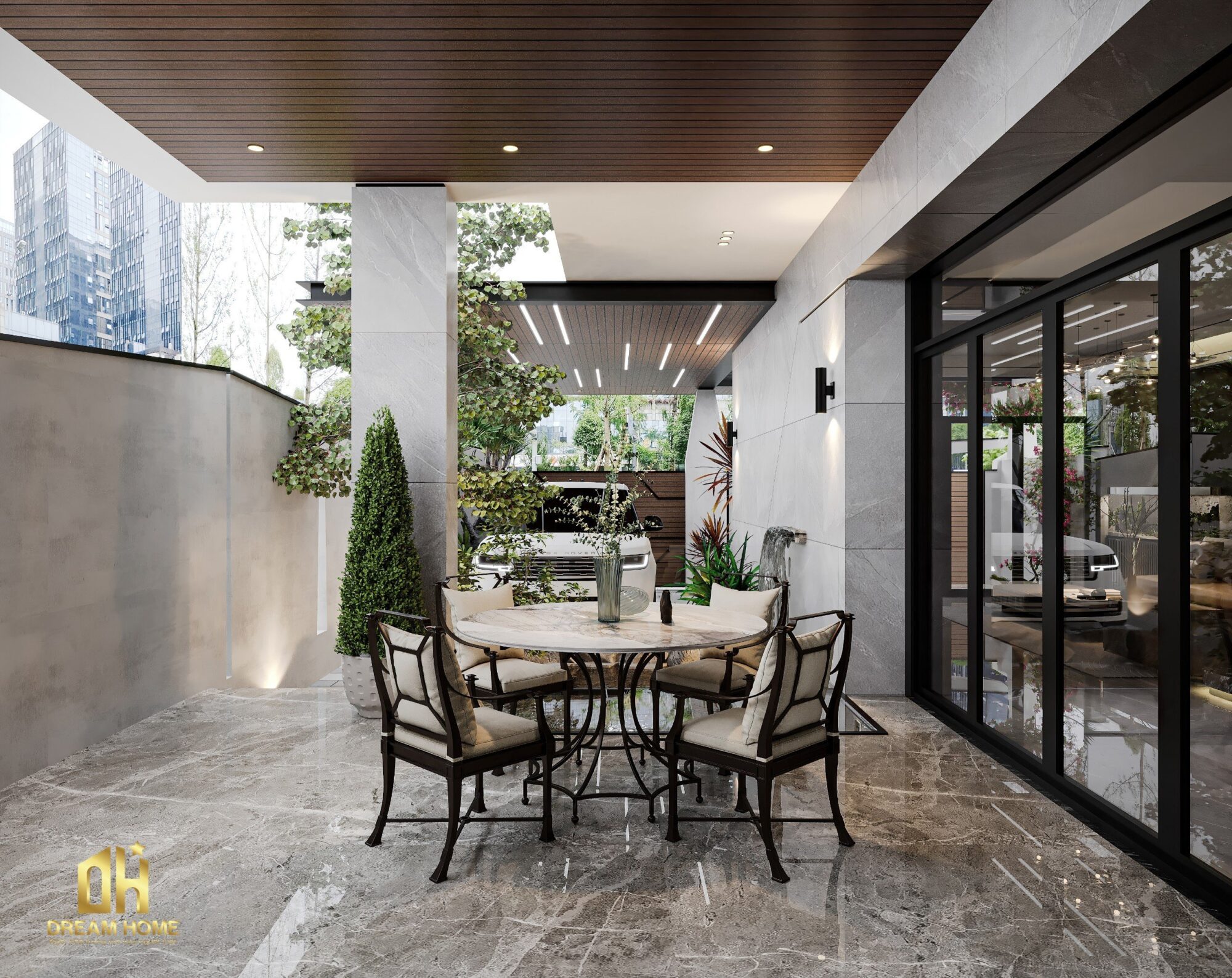 thiết kế nội thất biệt thự geleximco
