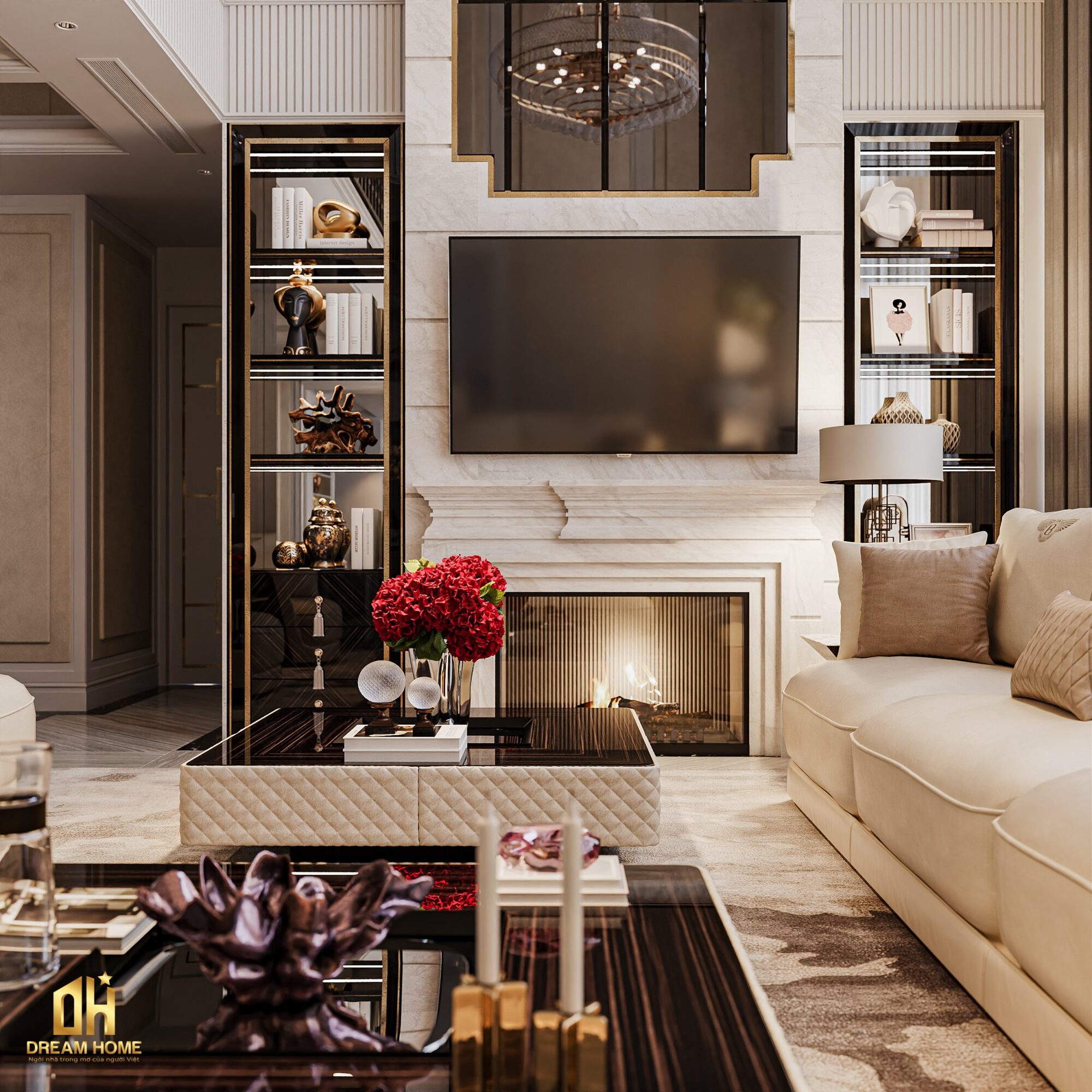thiết kế nội thất penthouse sunshine city ciputra