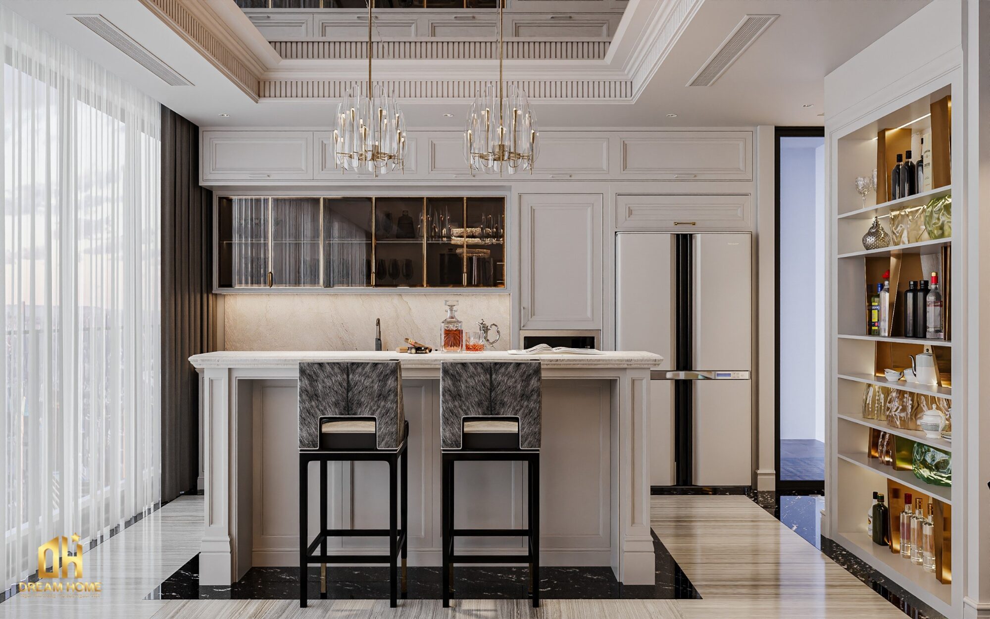 thiết kế nội thất penthouse sunshine city ciputra