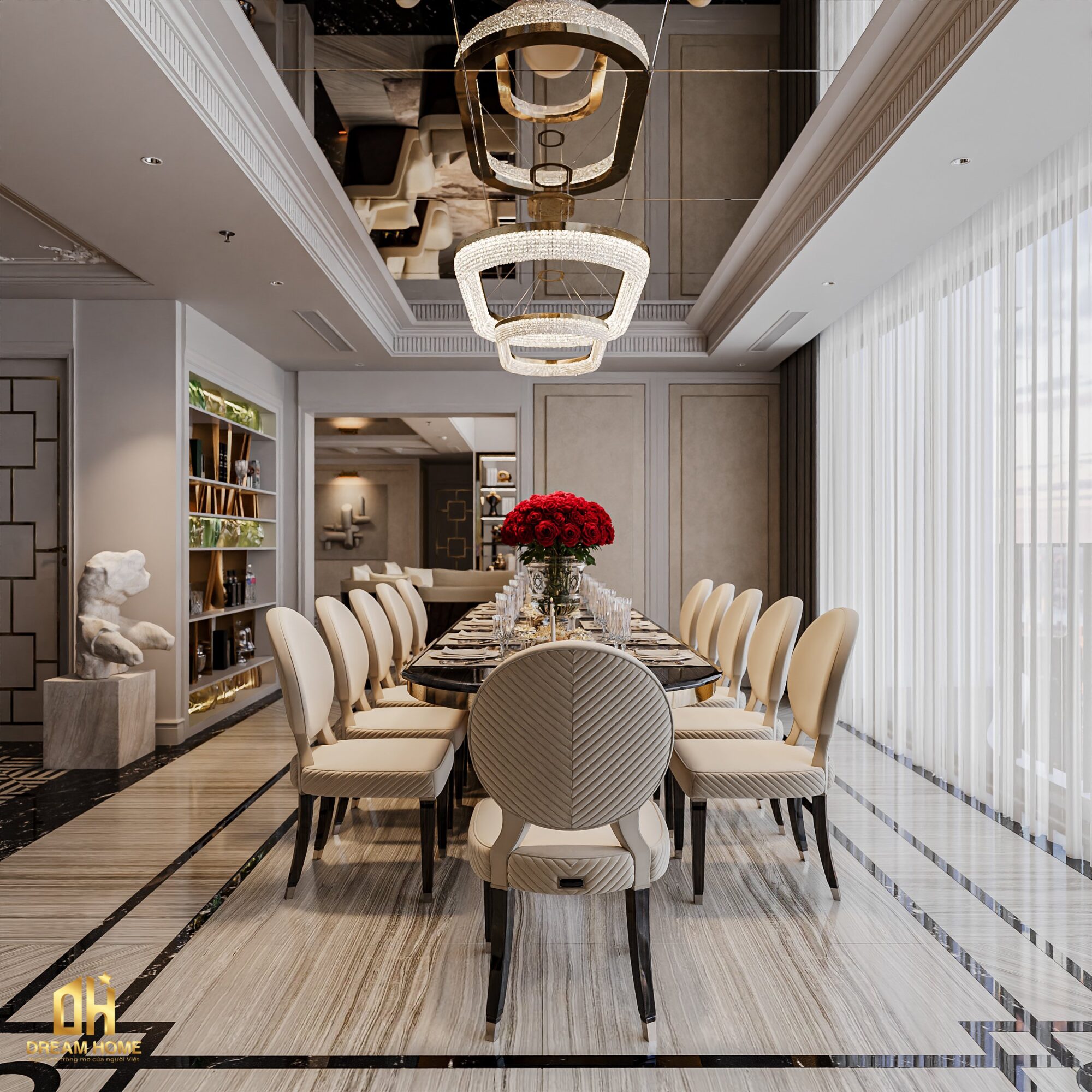 thiết kế nội thất penthouse sunshine city ciputra