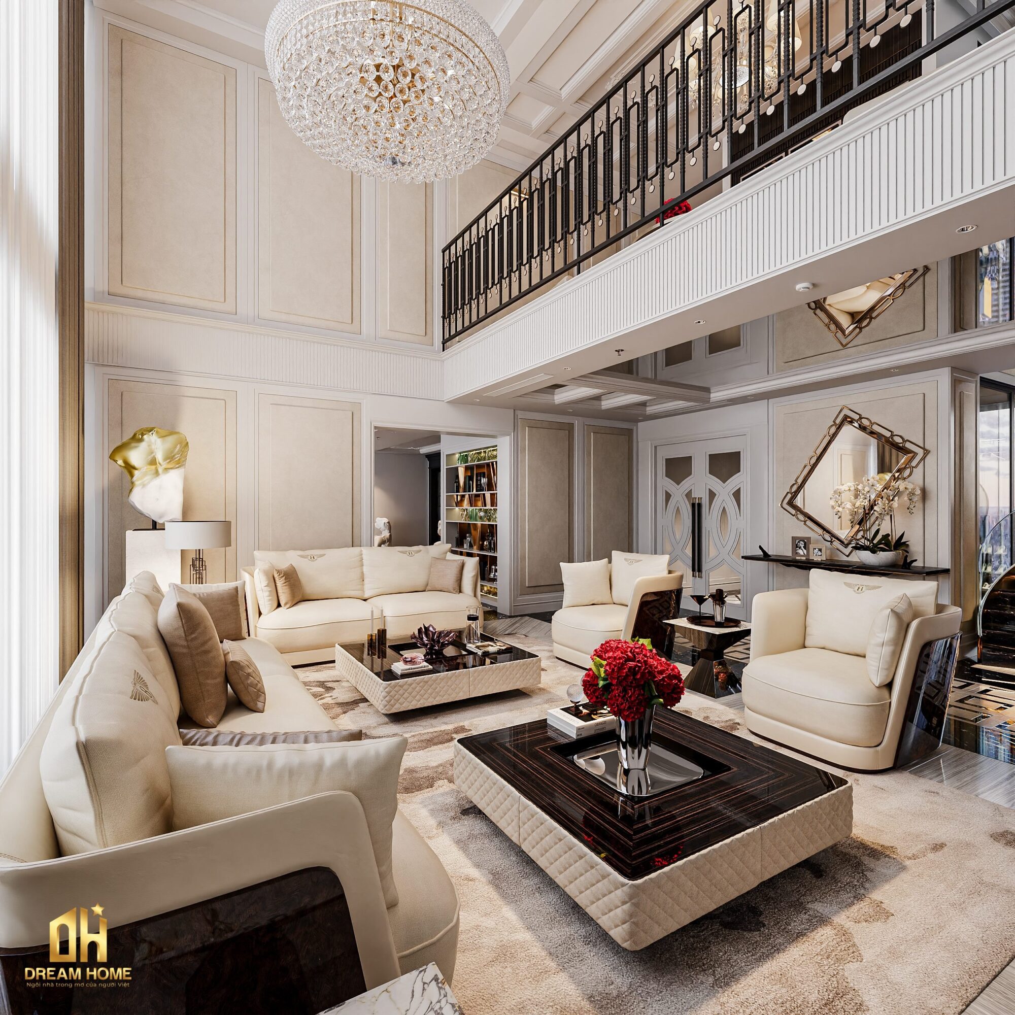 thiết kế nội thất penthouse sunshine city ciputra