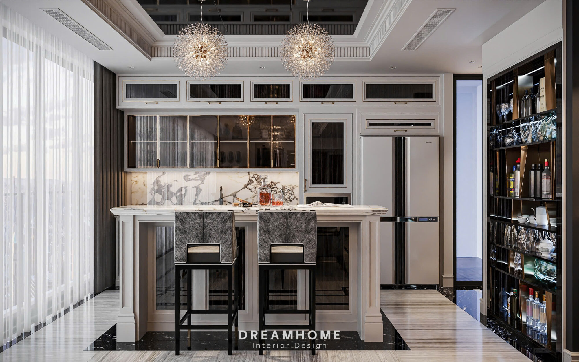 thiết kế nội thất penthouse sunshine city ciputra