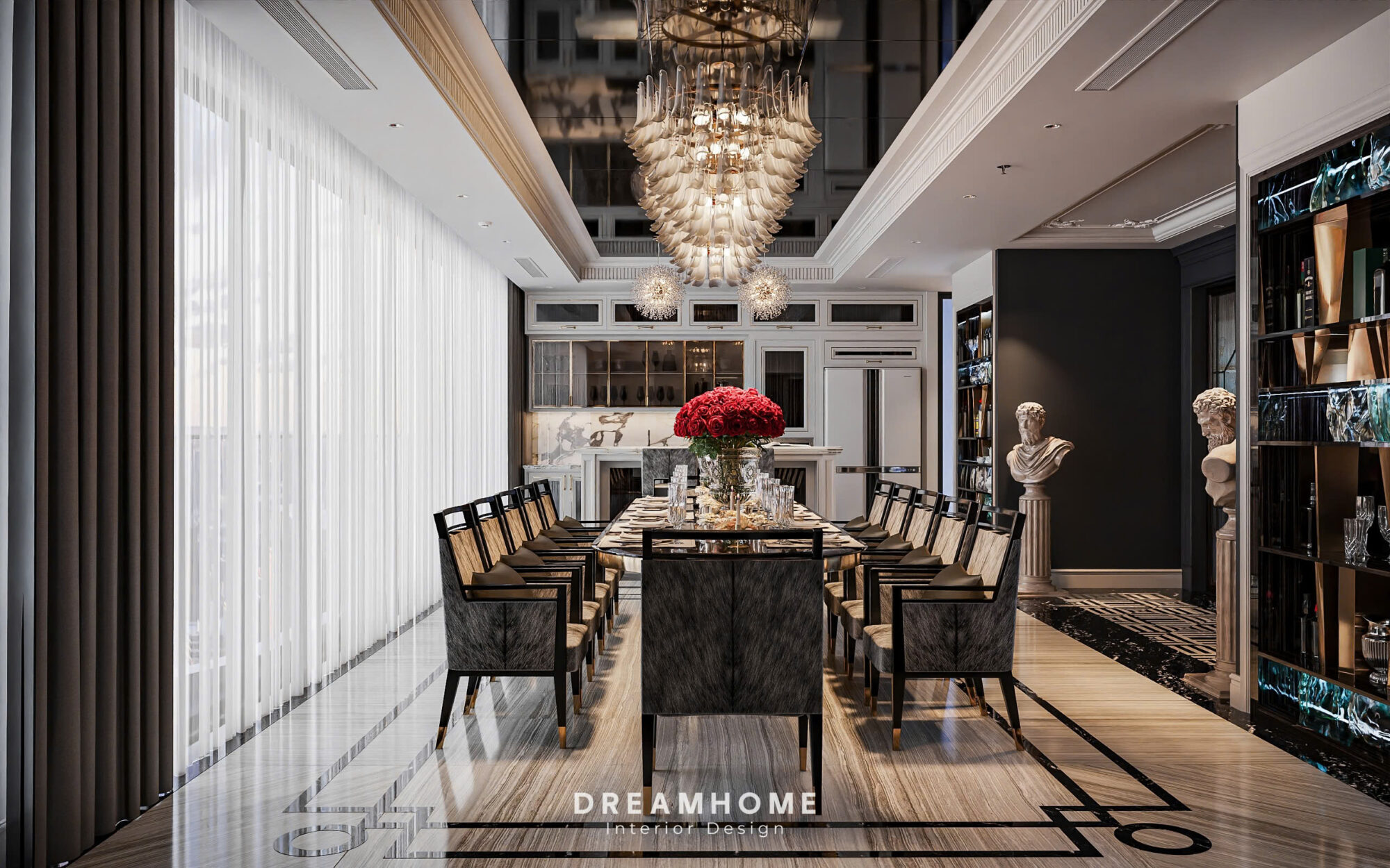 thiết kế nội thất penthouse sunshine city ciputra