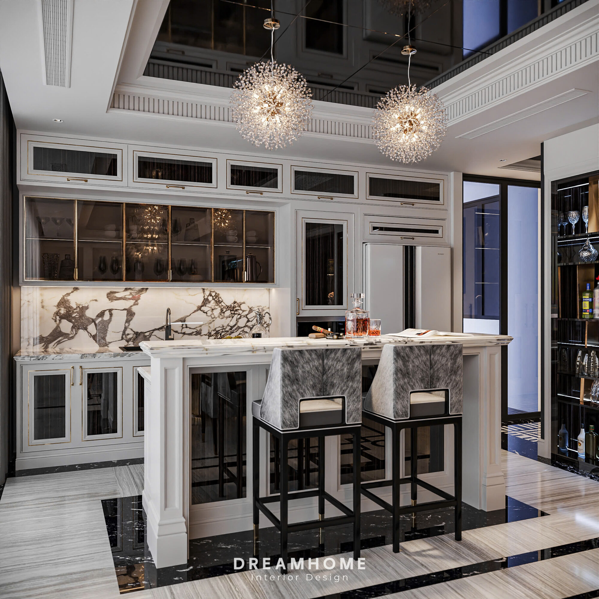 thiết kế nội thất penthouse sunshine city ciputra