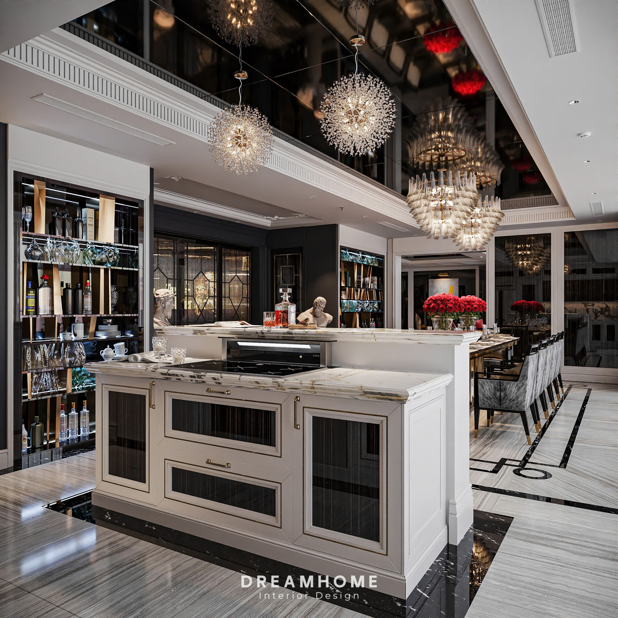 thiết kế nội thất penthouse sunshine city ciputra
