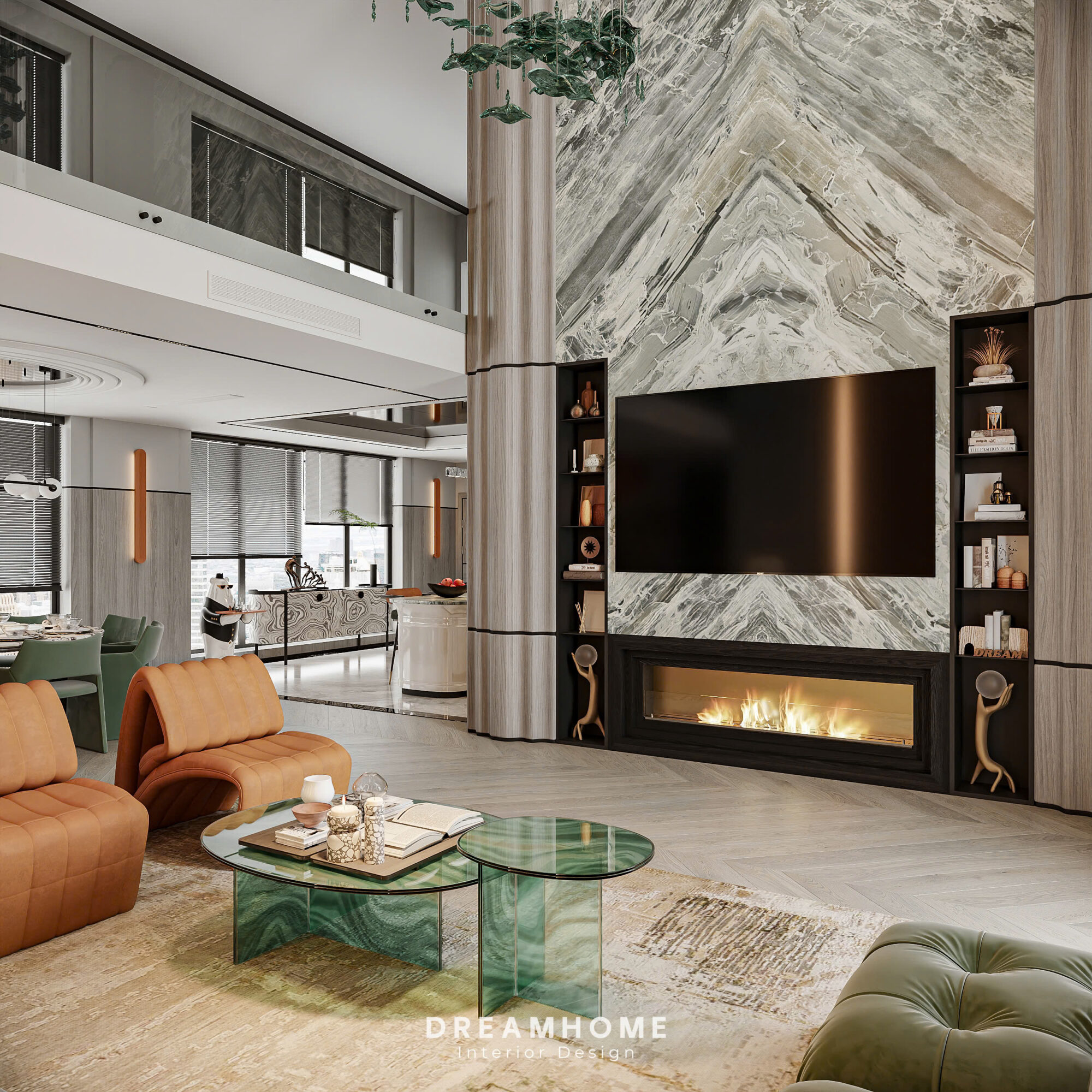 thiết kế nội thất penthouse sunshine city ciputra