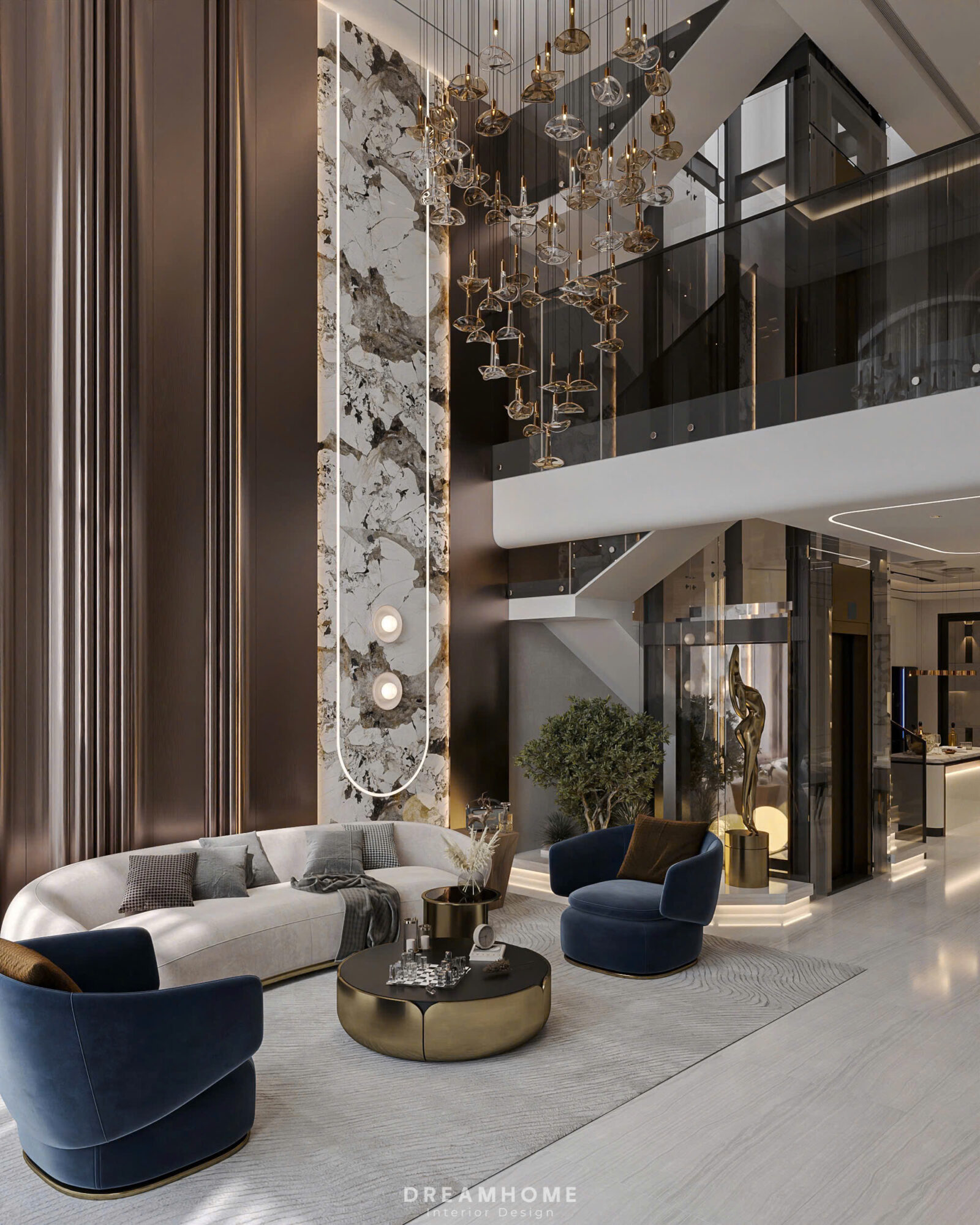 thiết kế nội thất penthouse sunshine city ciputra