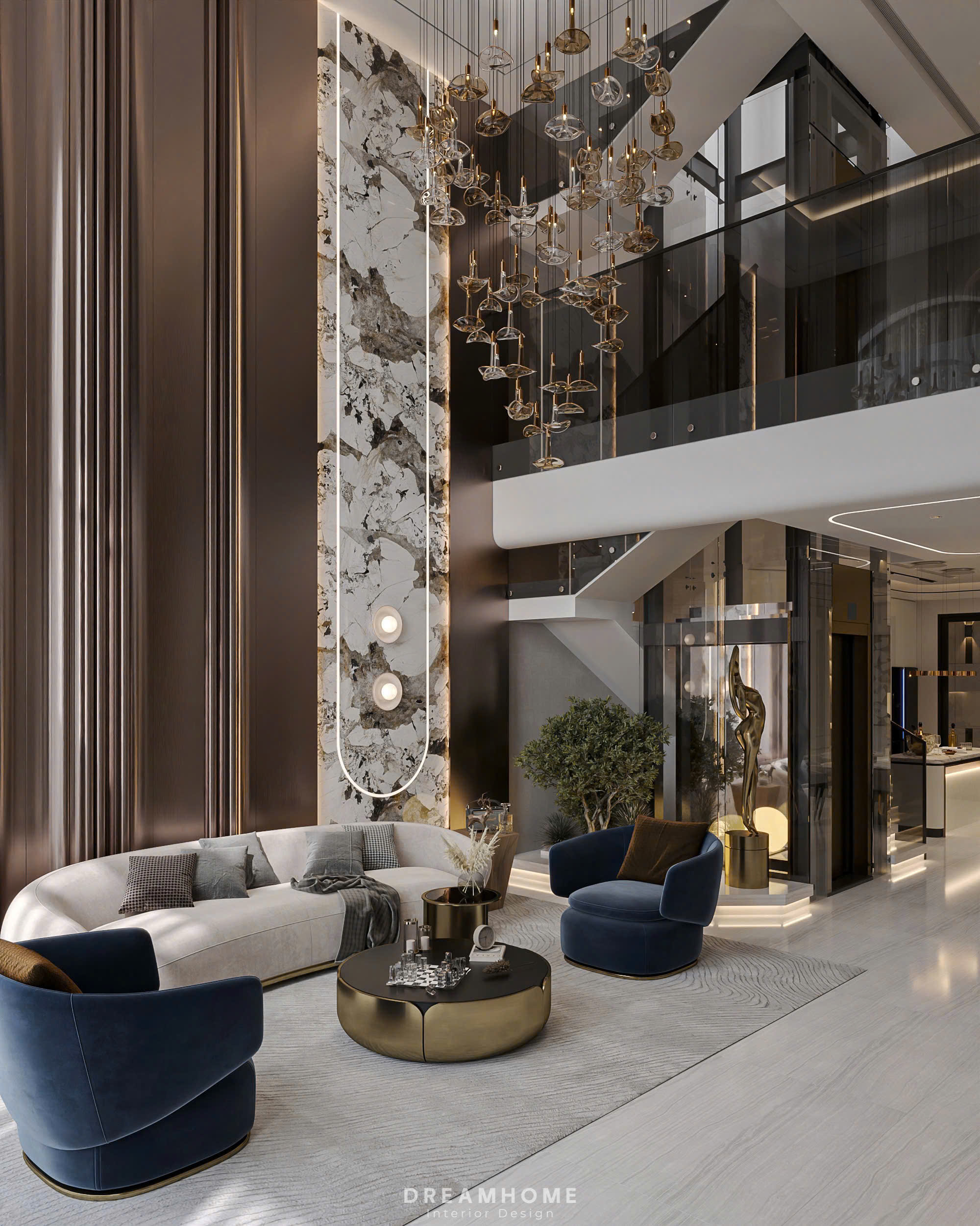 thiết kế nội thất penthouse sunshine city ciputra