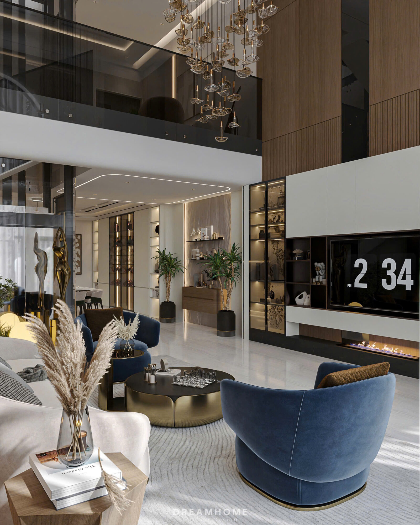 thiết kế nội thất penthouse sunshine city ciputra