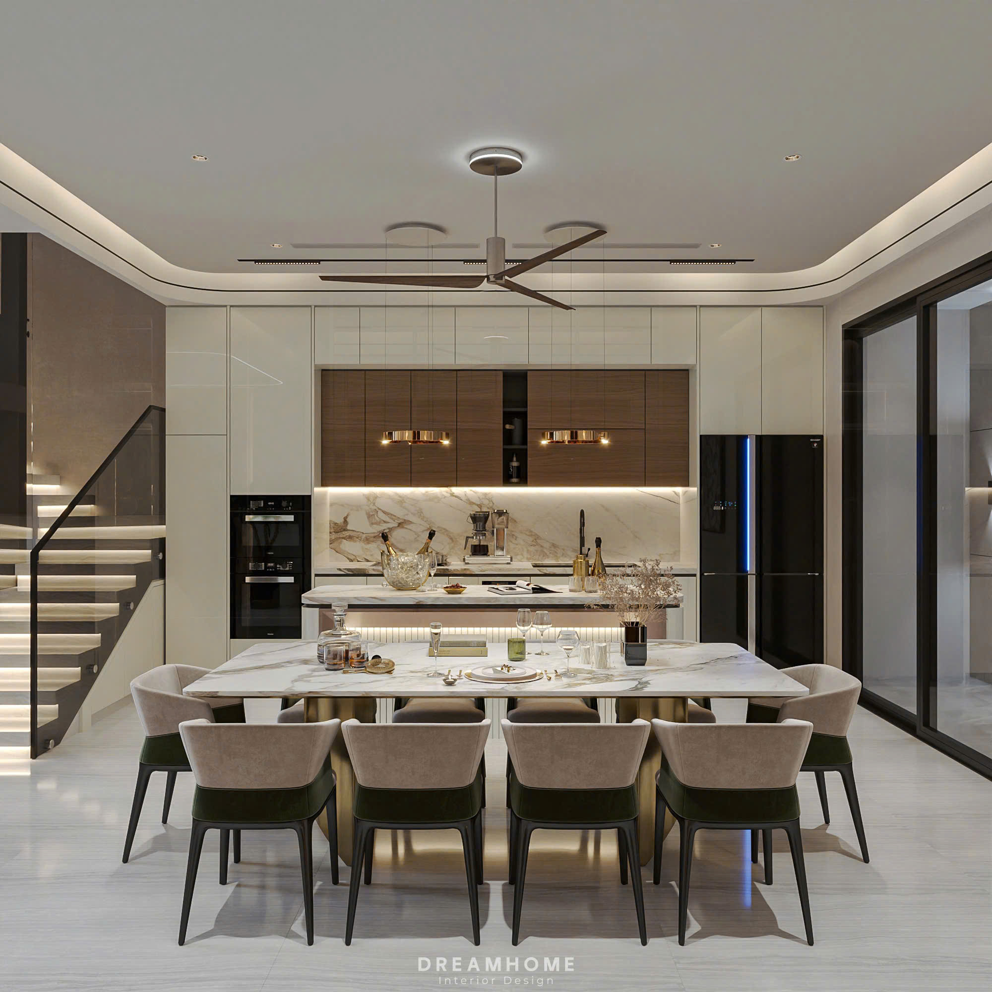 thiết kế nội thất penthouse sunshine city ciputra