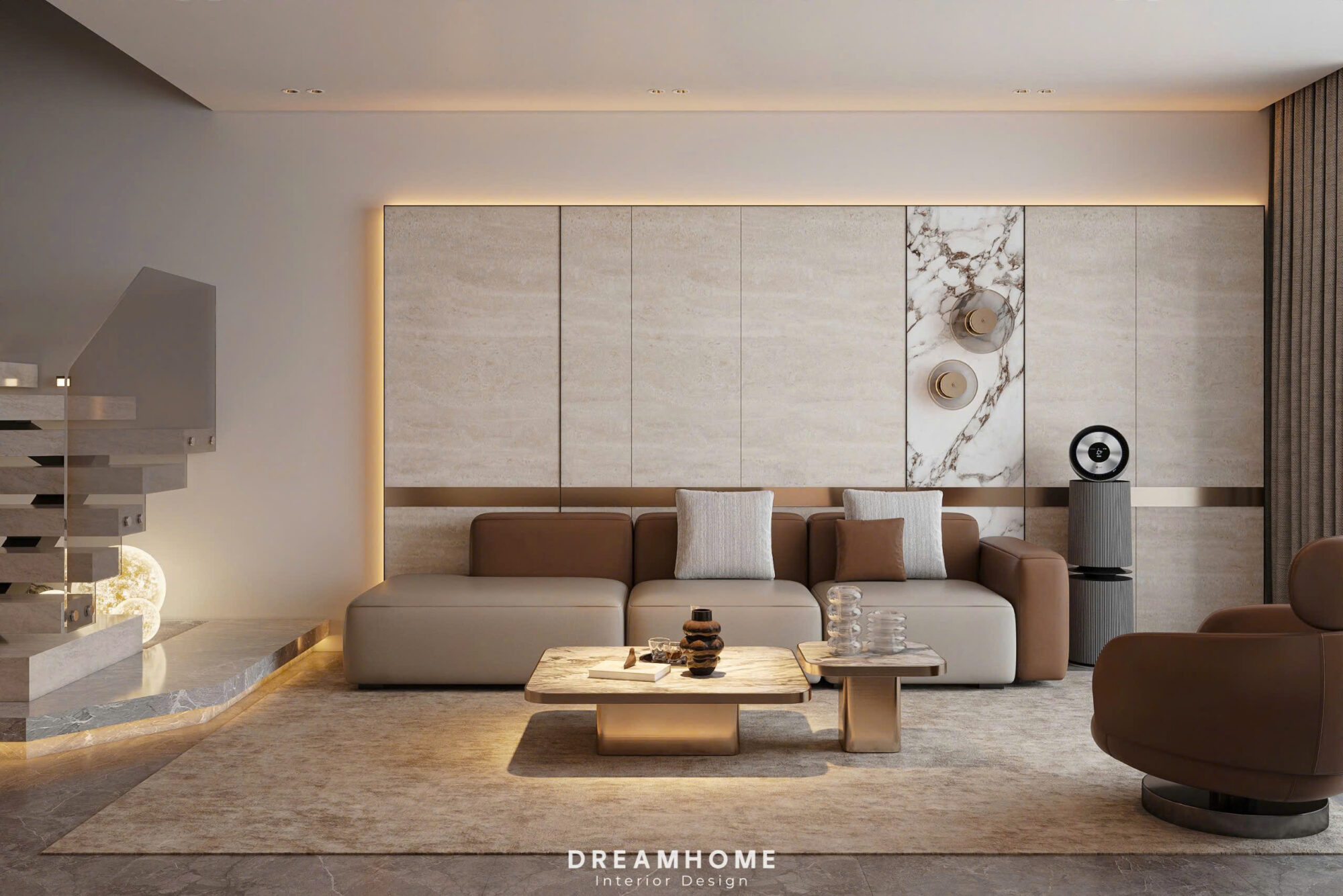 thiết kế nội thất biệt thự geleximco