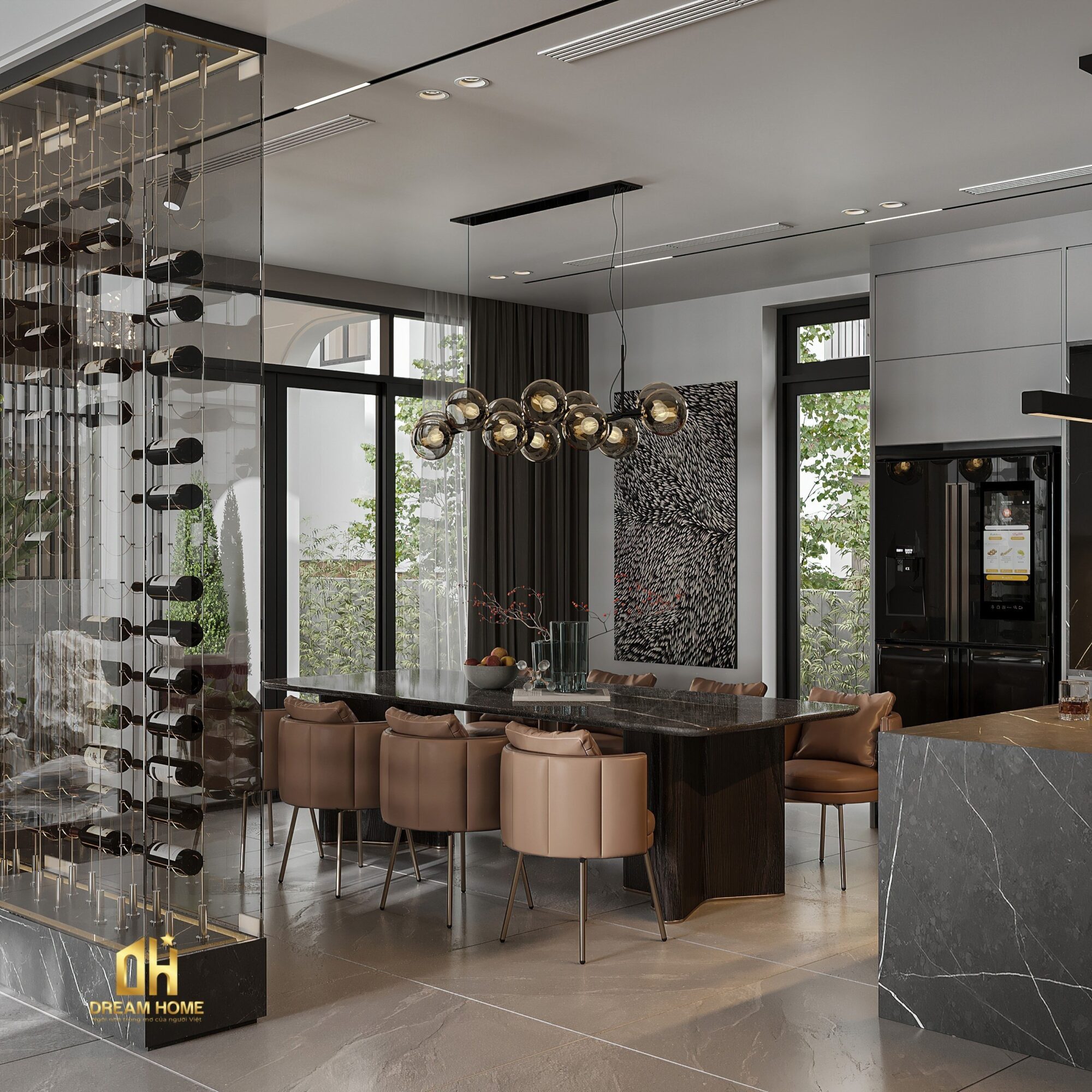cải tạo nội thất biệt thự vinhomes riverside