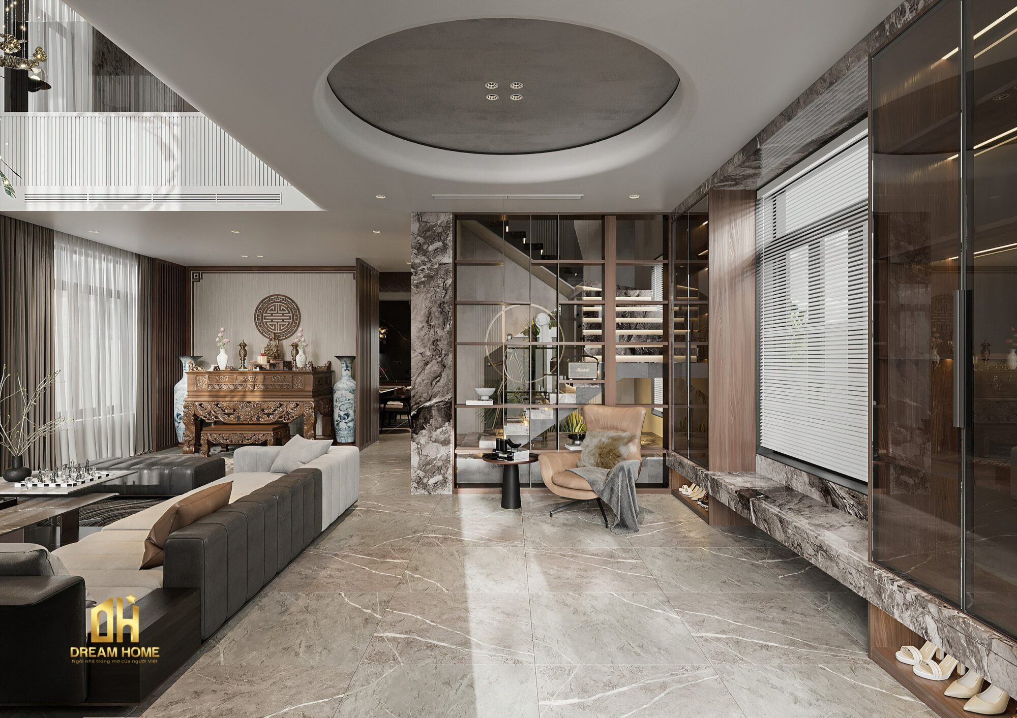 cải tạo nội thất biệt thự vinhomes riverside