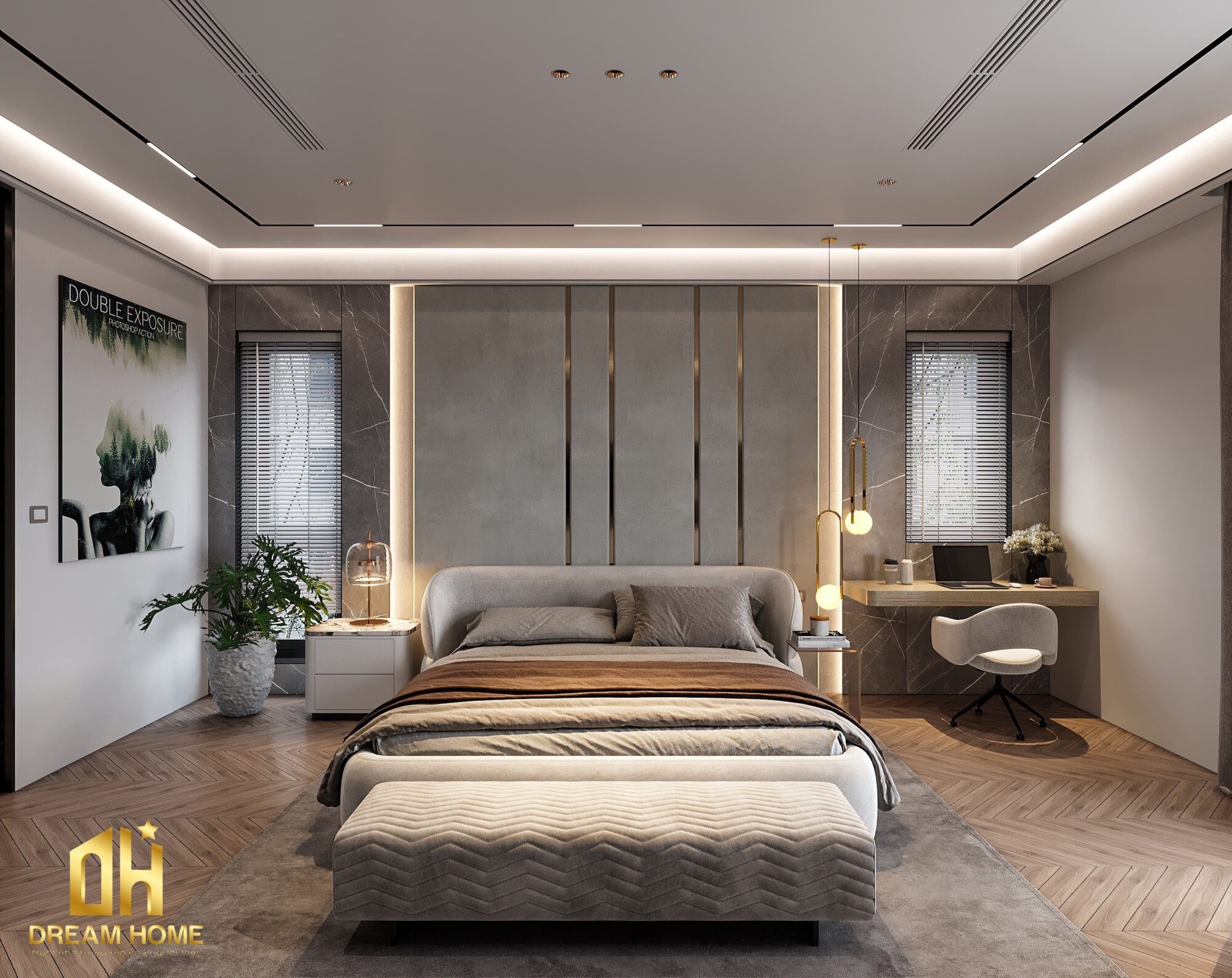 cải tạo nội thất biệt thự vinhomes riverside
