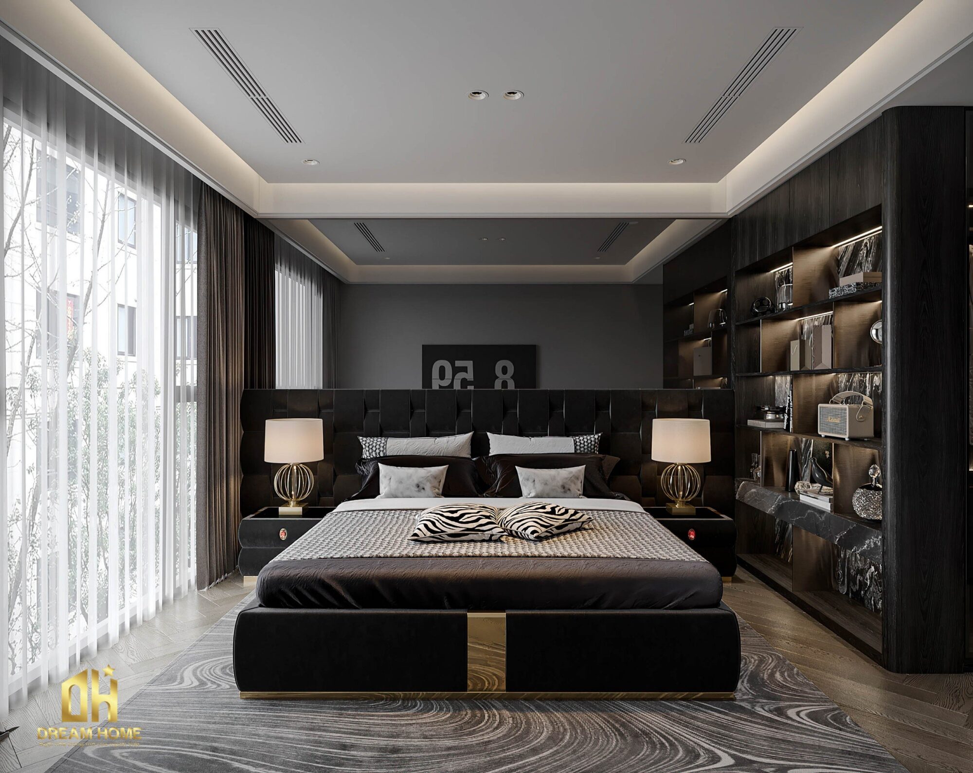 thiết kế nội thất chung cư khai sơn city