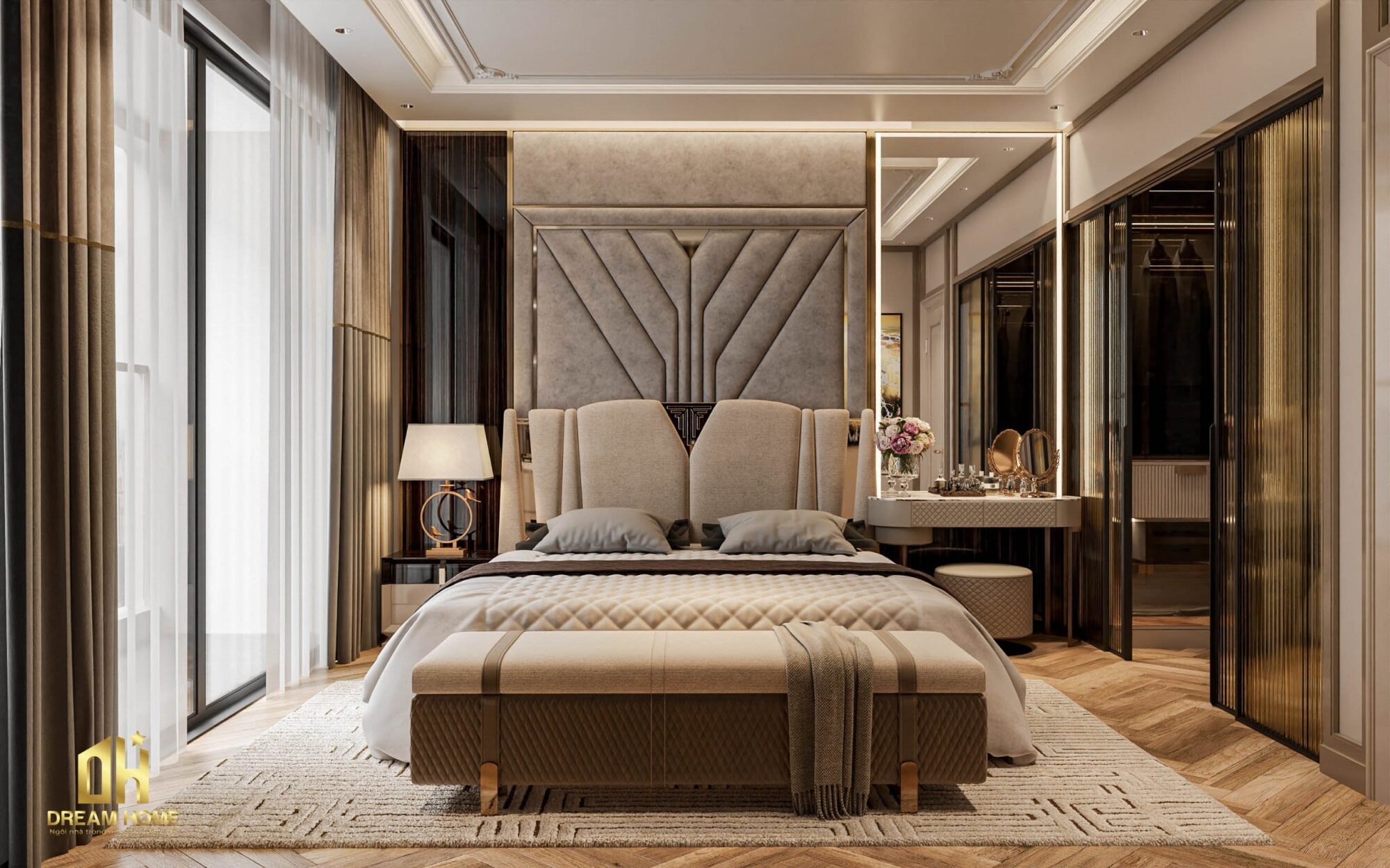 thiết kế nội thất chung cư khai sơn city
