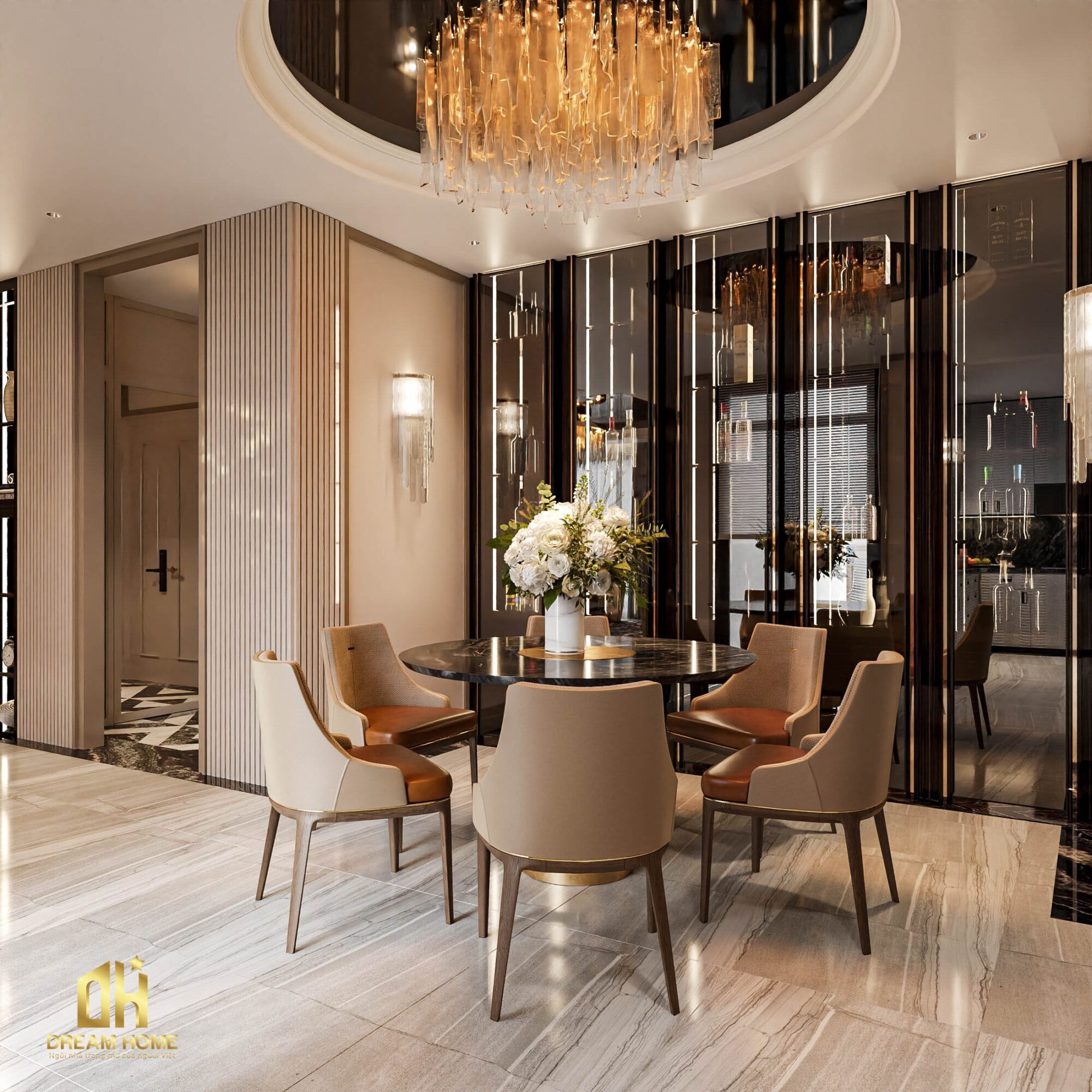 thiết kế nội thất chung cư khai sơn city