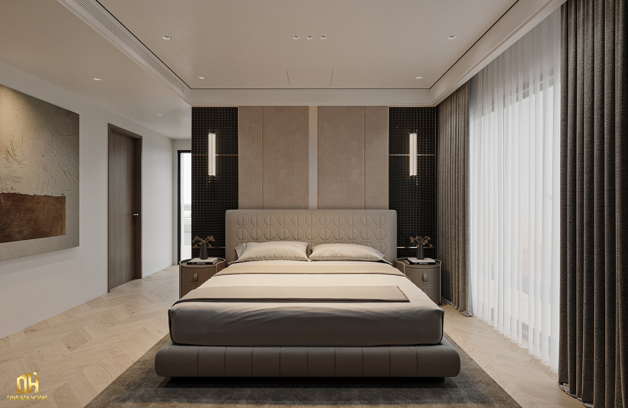 thiết kế nội thất chung cư khai sơn city