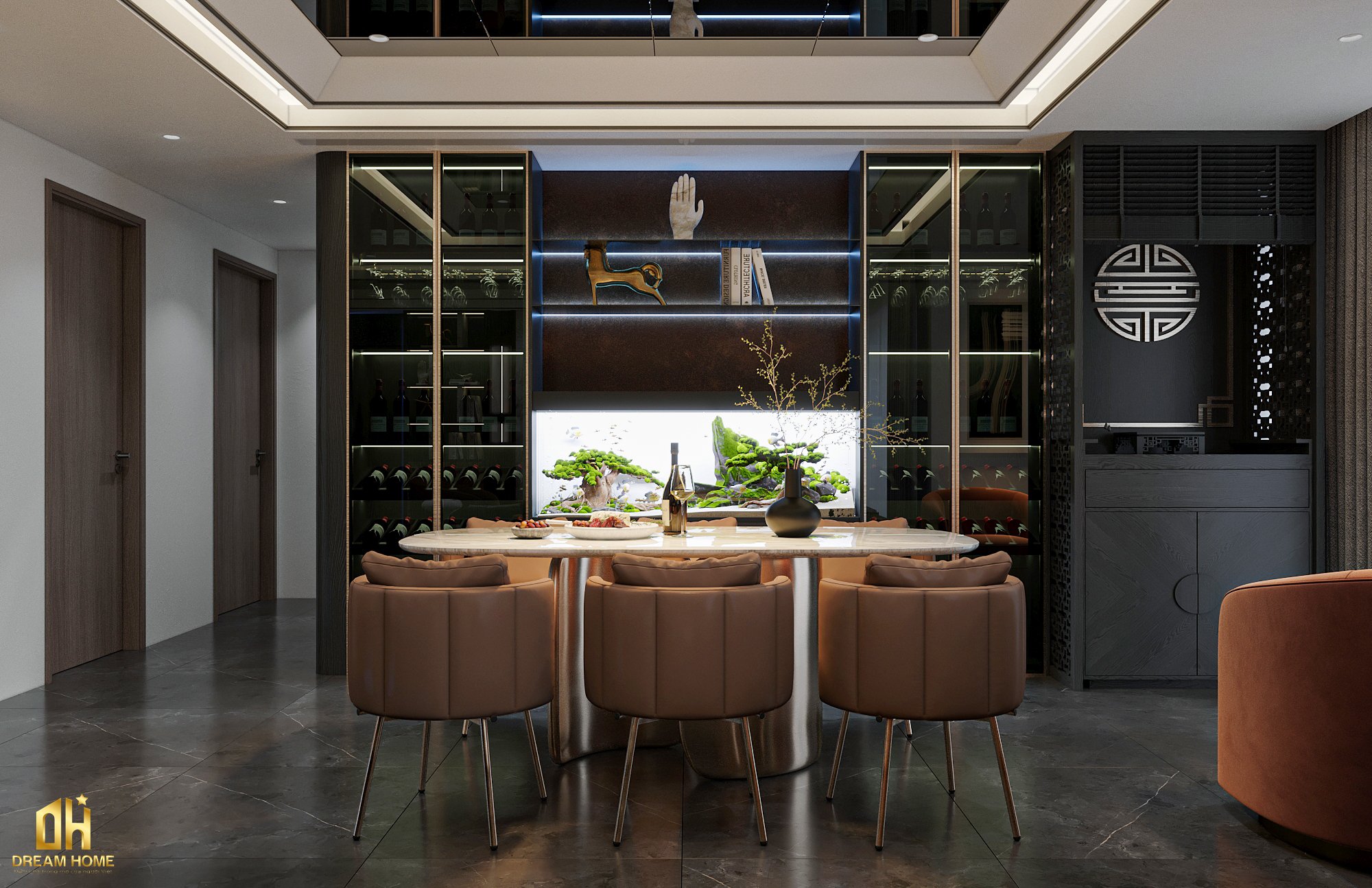 thiết kế nội thất chung cư khai sơn city