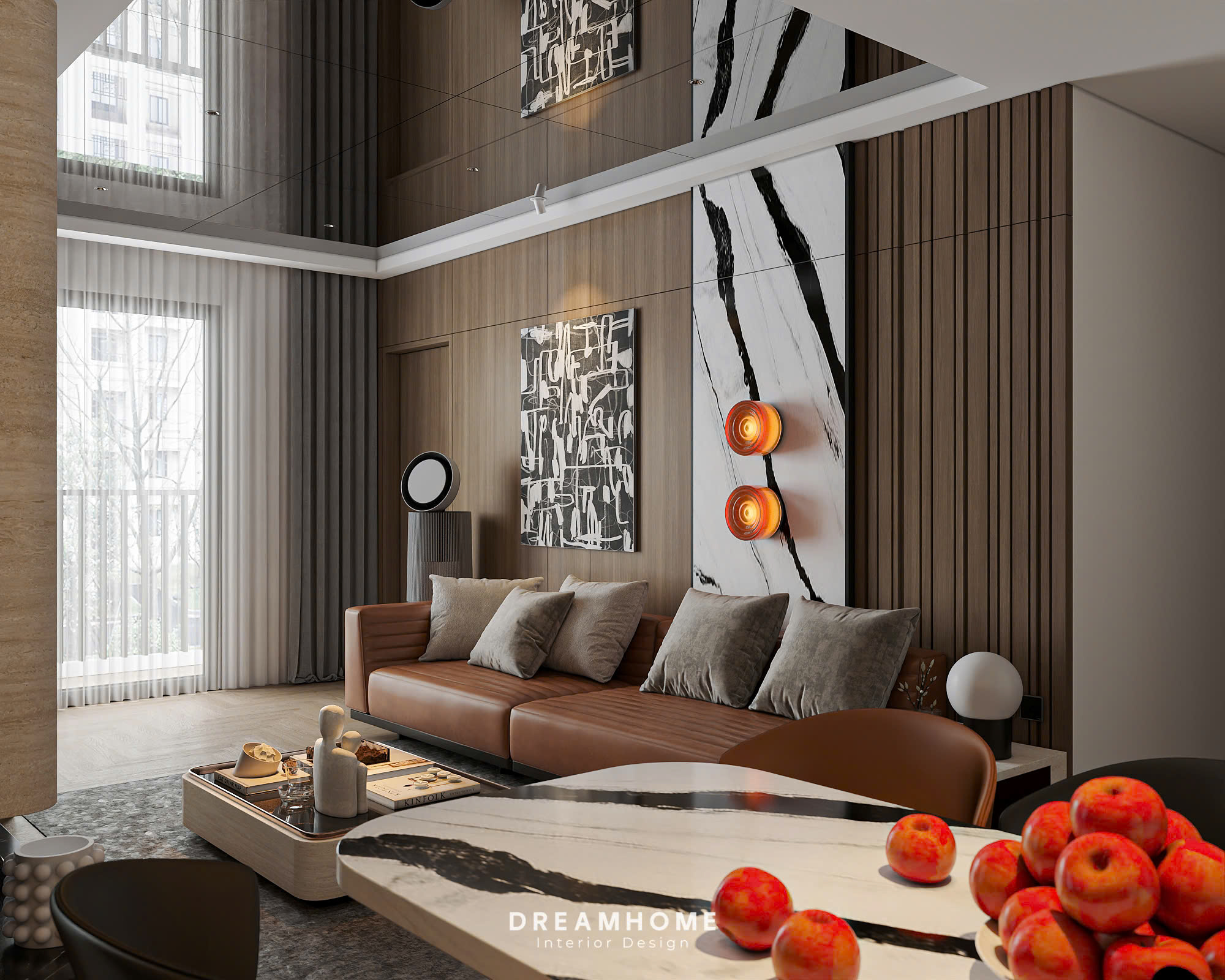 thiết kế nội thất chung cư khai sơn