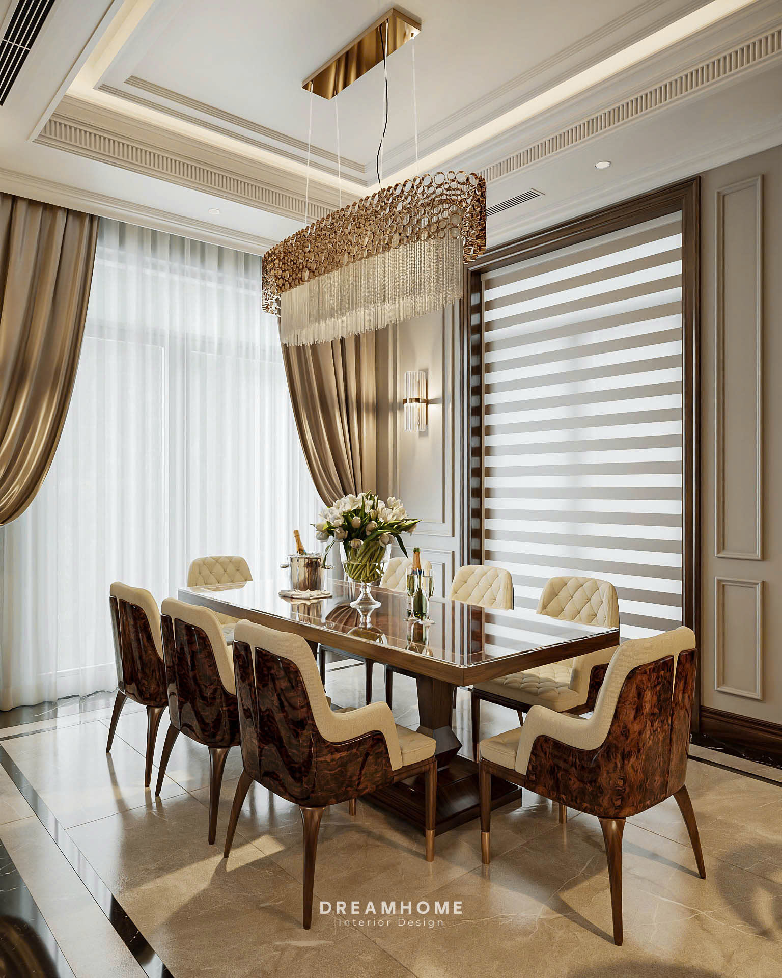 thiết kế nội thất biệt thự vinhomes riverside