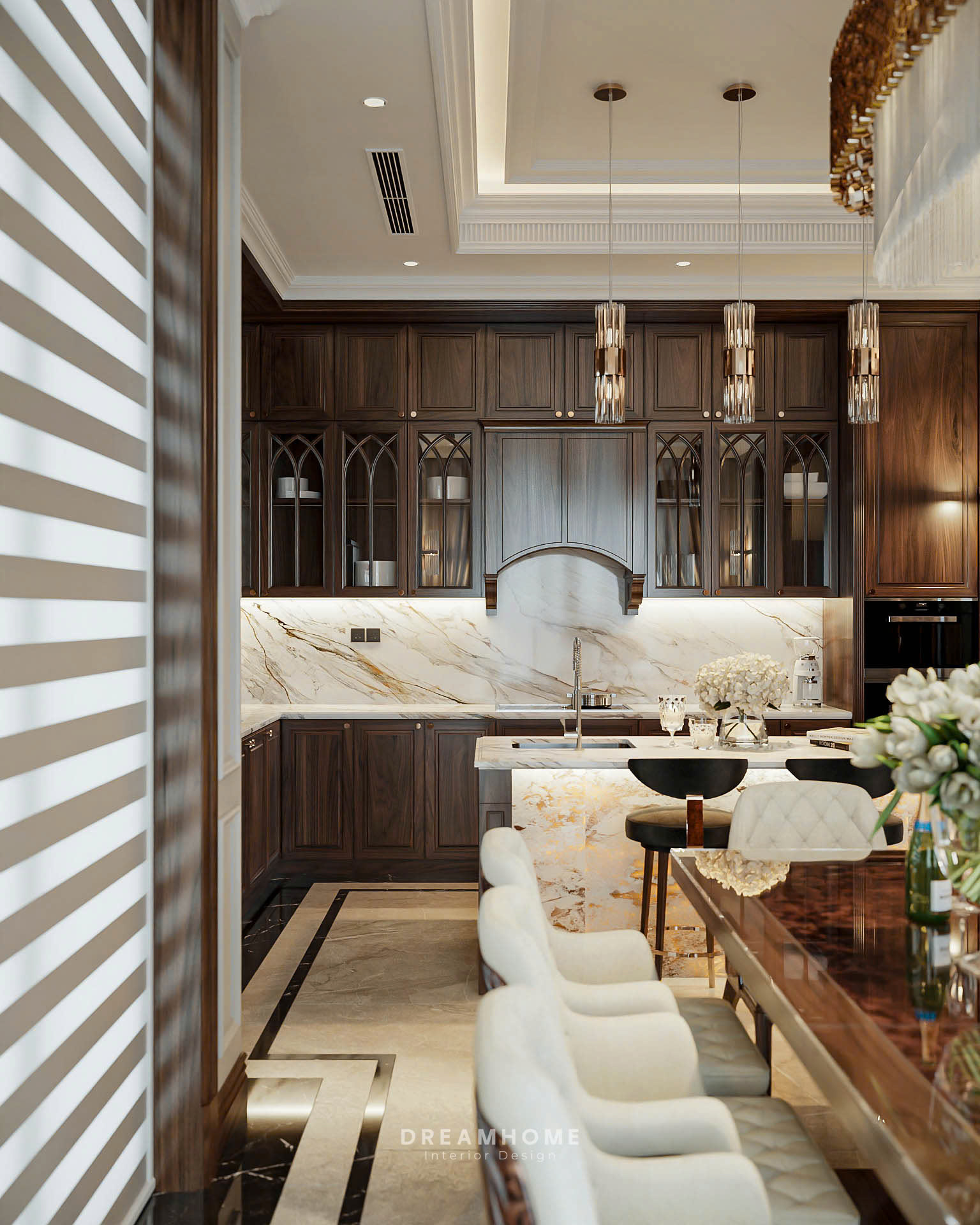 thiết kế nội thất biệt thự vinhomes riverside
