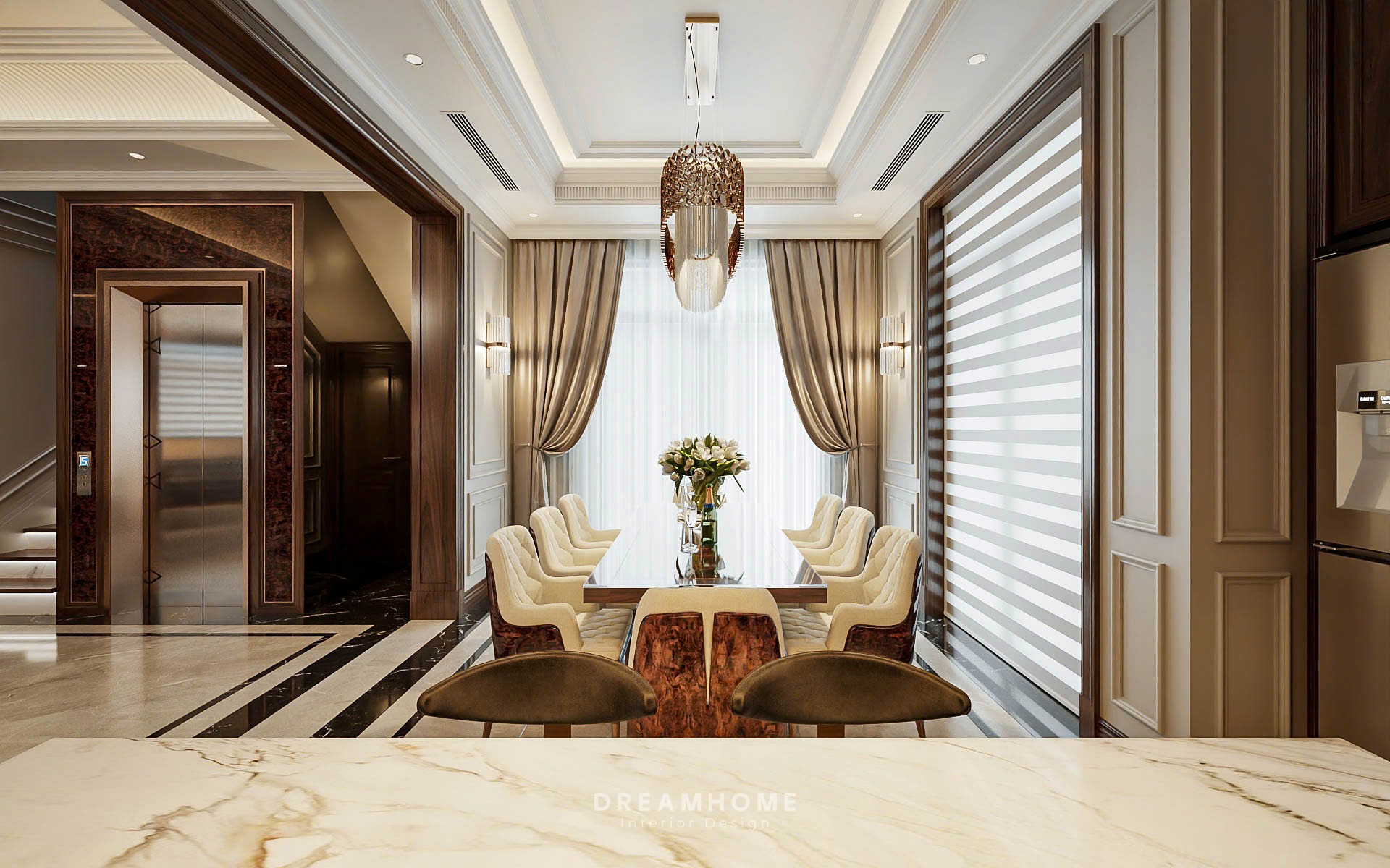 thiết kế nội thất biệt thự vinhomes riverside