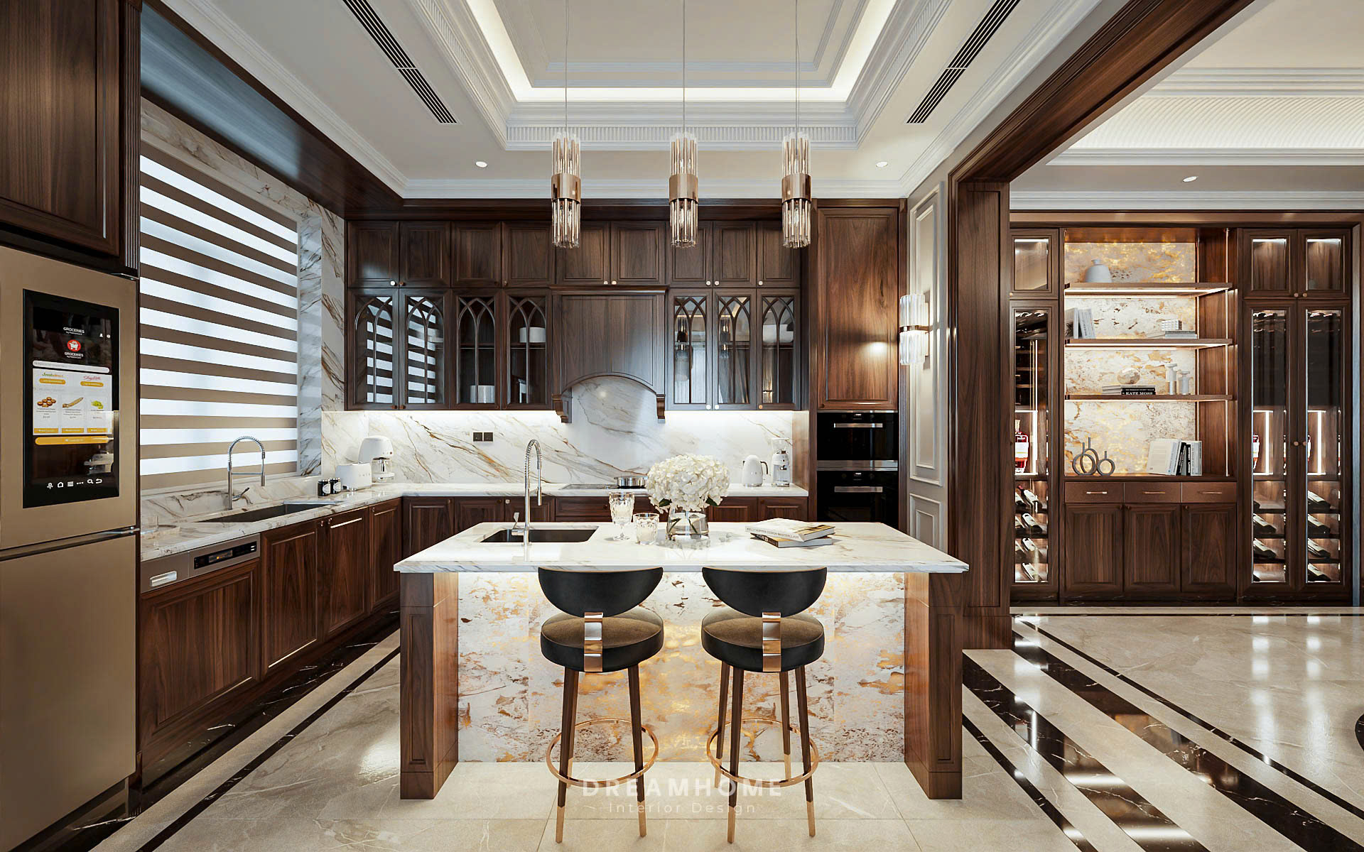 thiết kế nội thất biệt thự vinhomes riverside