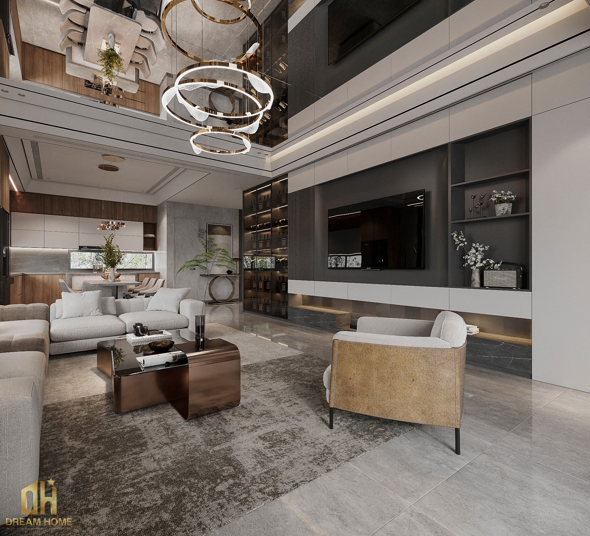 cải tạo nội thất biệt thự vinhomes riverside