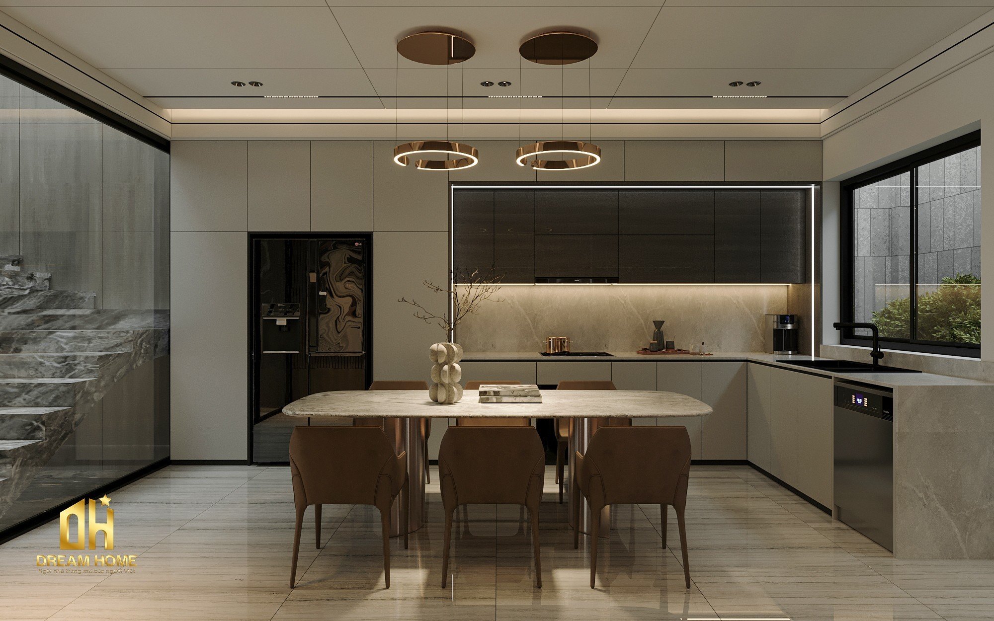 cải tạo nội thất biệt thự vinhomes riverside
