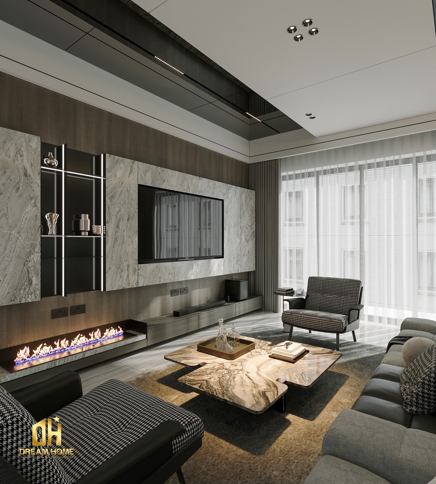 cải tạo nội thất biệt thự vinhomes riverside