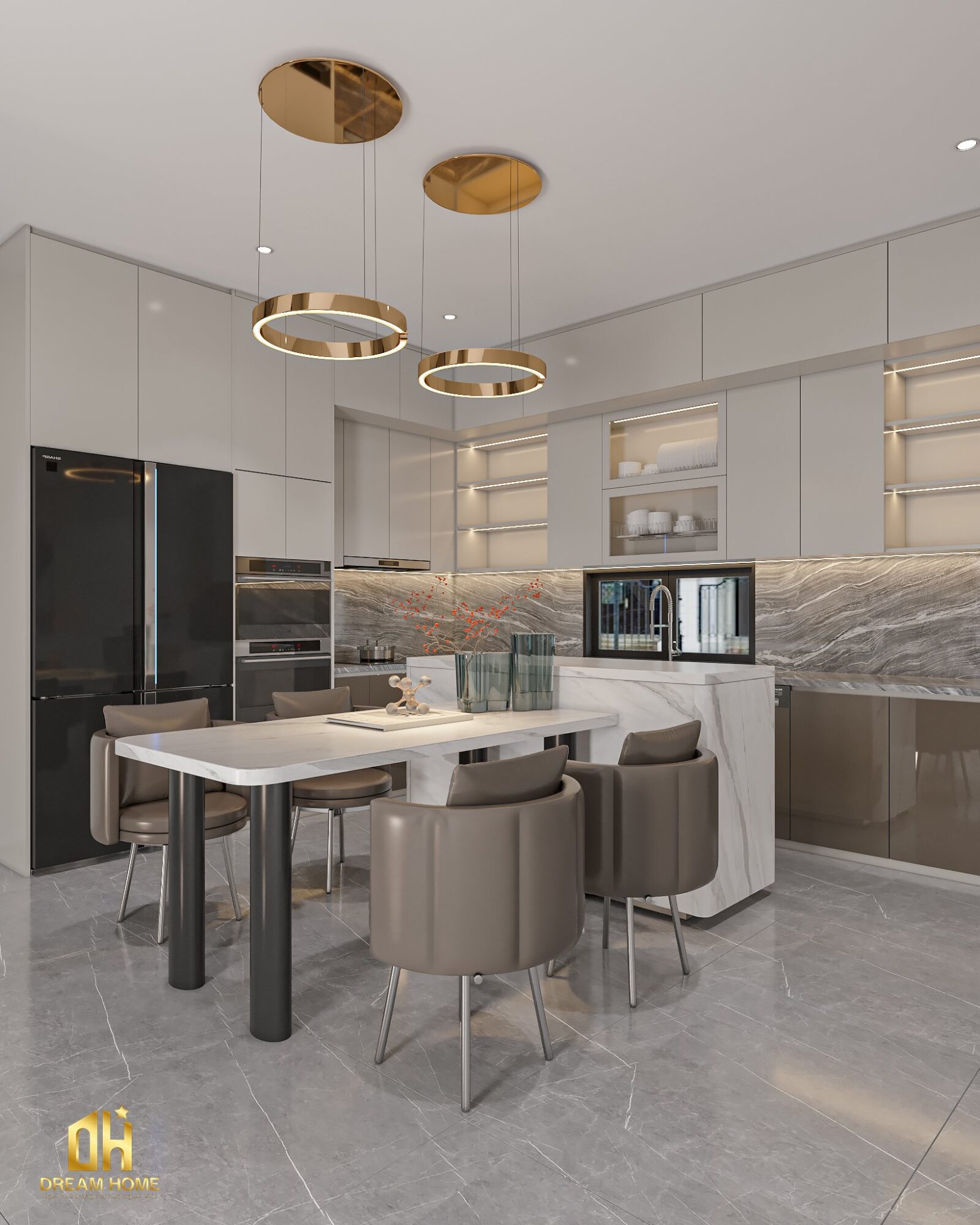 thiết kế nội thất nhà phố