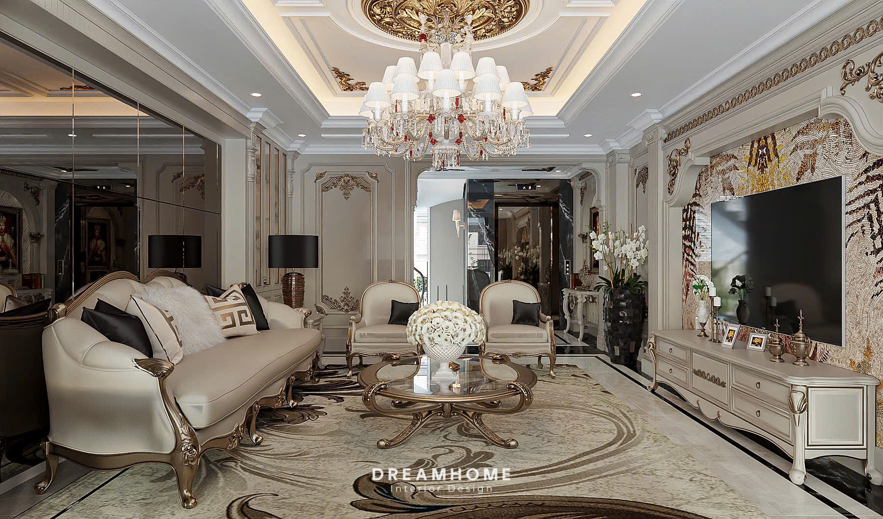 cải tạo nội thất biệt thự vinhomes riverside
