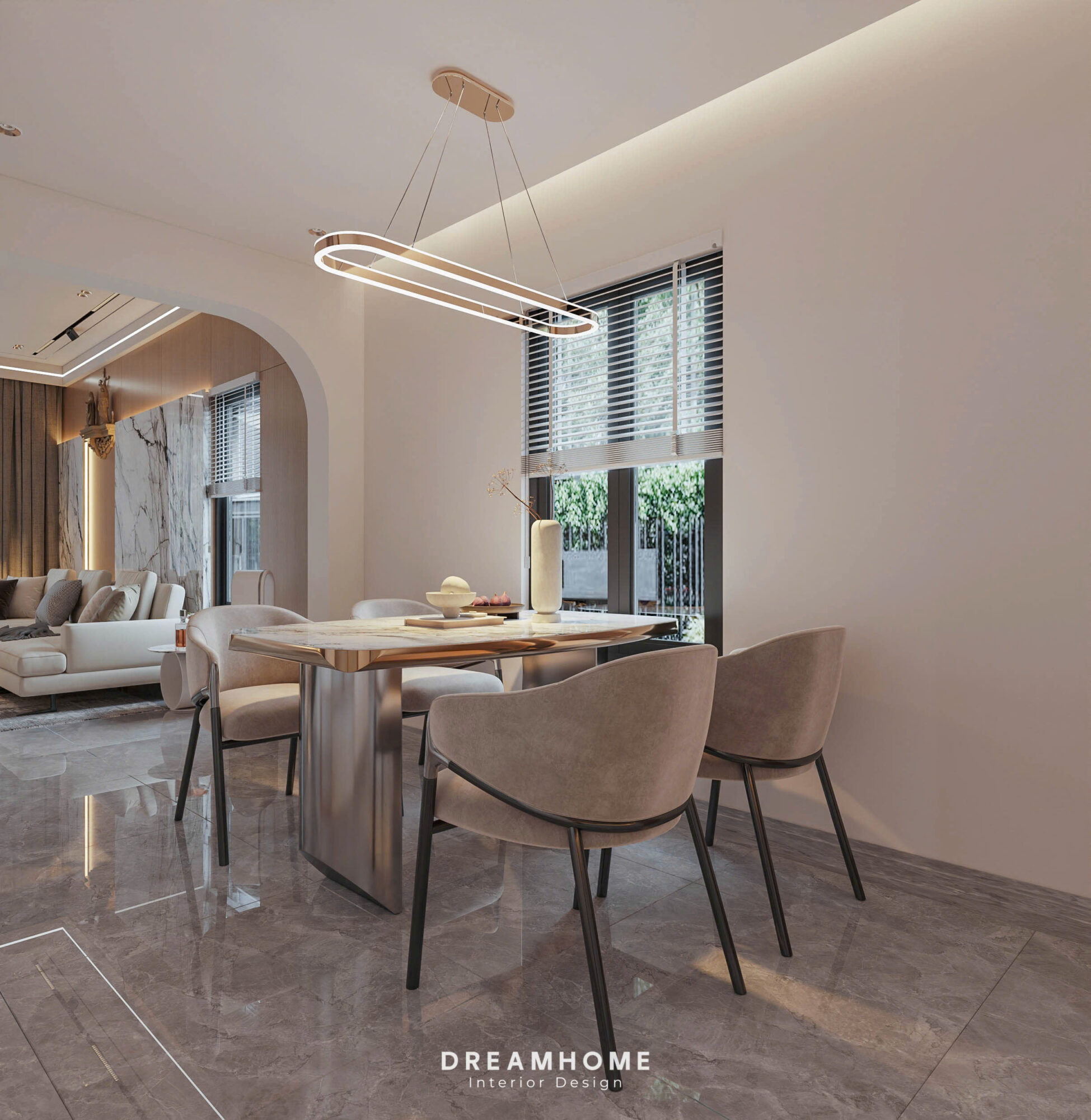 thiết kế nội thất nhà phố