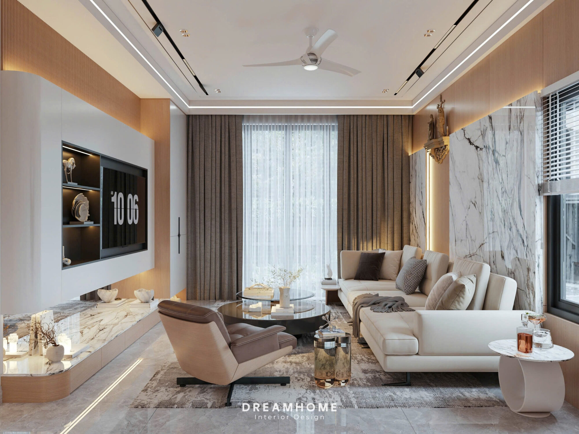 thiết kế nội thất nhà phố