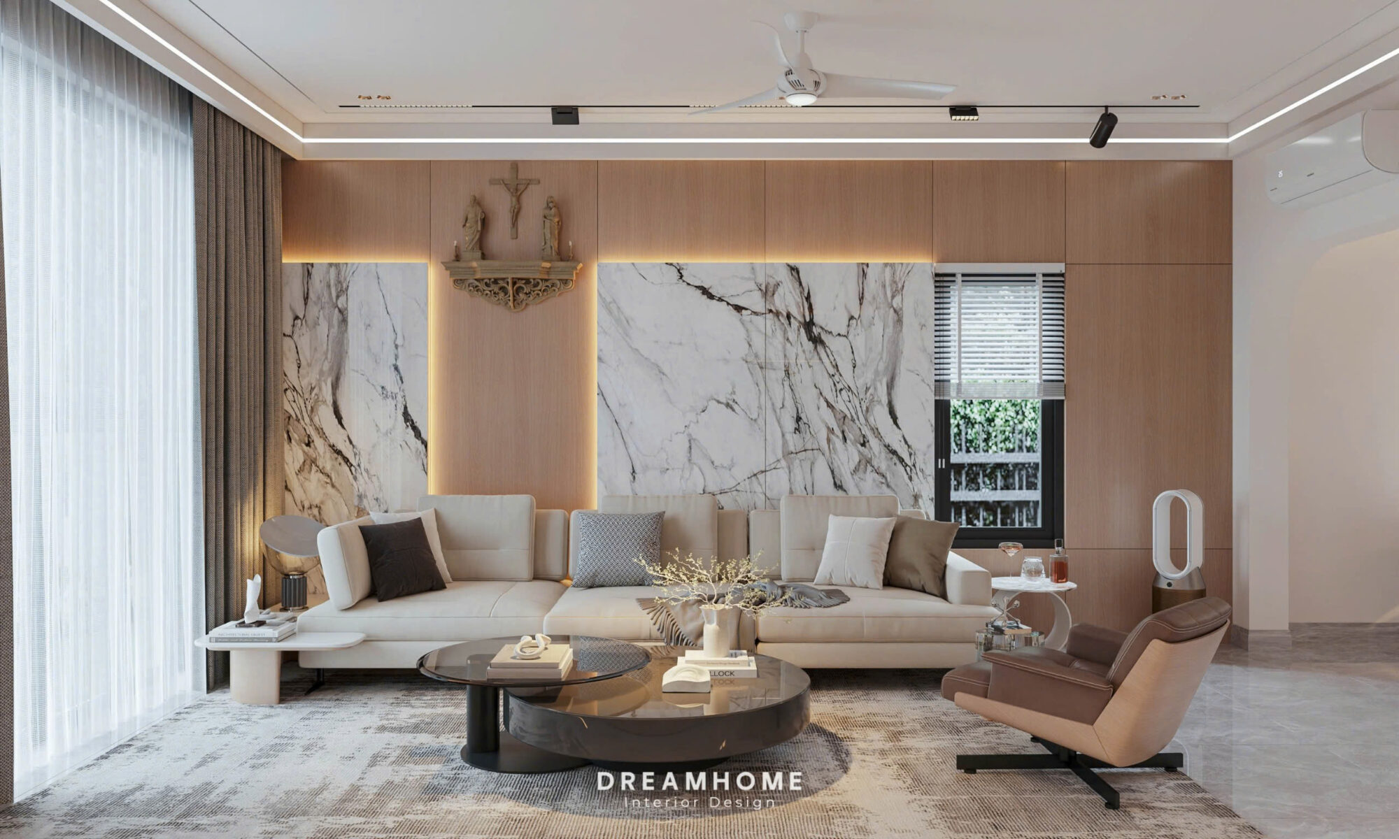 thiết kế nội thất nhà phố