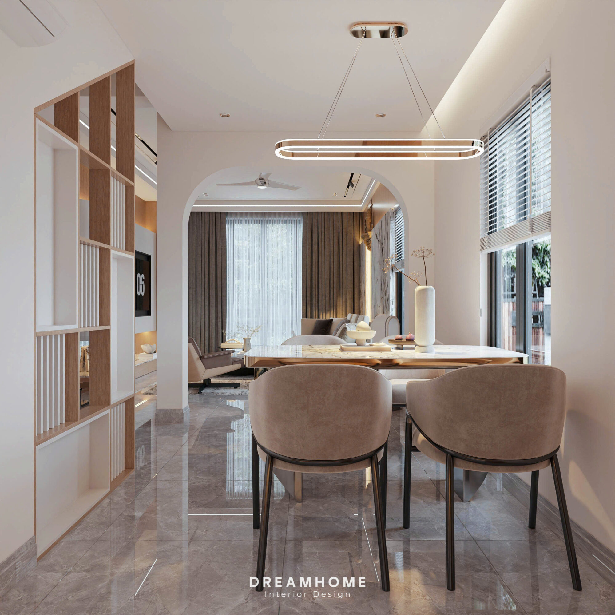 thiết kế nội thất nhà phố