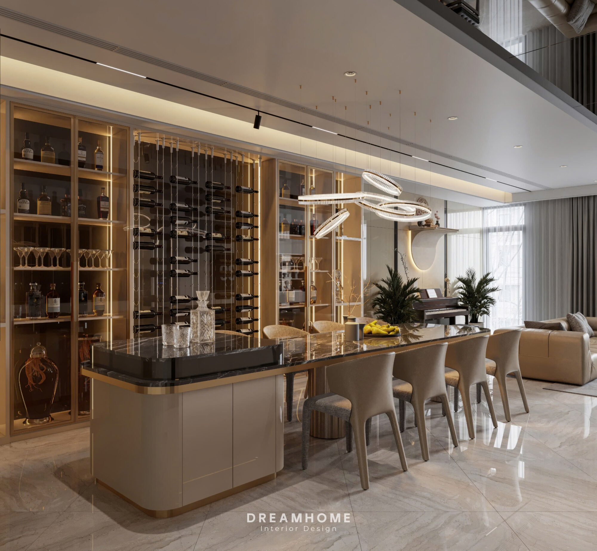 thiết kế nội thất nhà phố