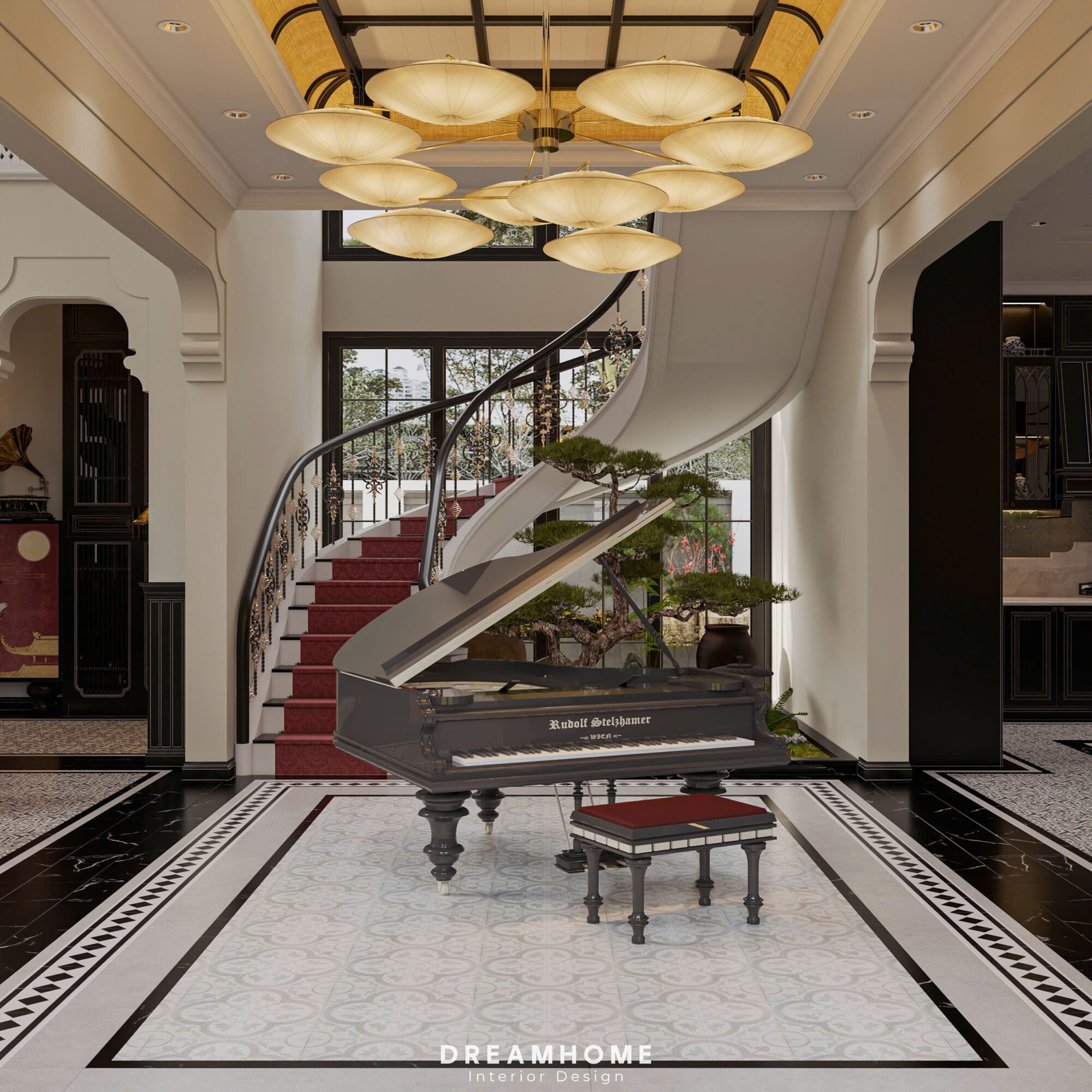 thiết kế nội thất nhà phố