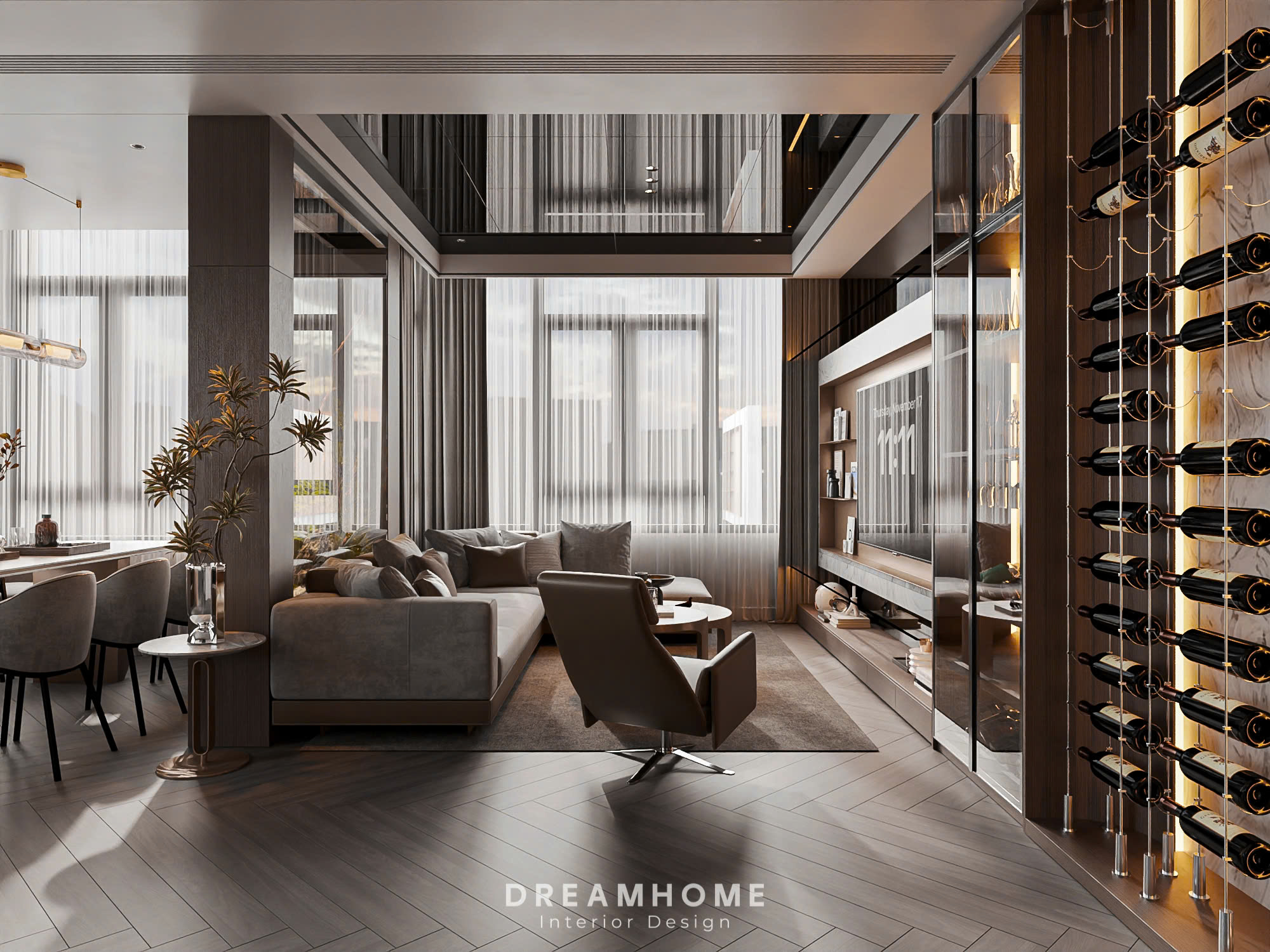 thiết kế nội thất nhà phố