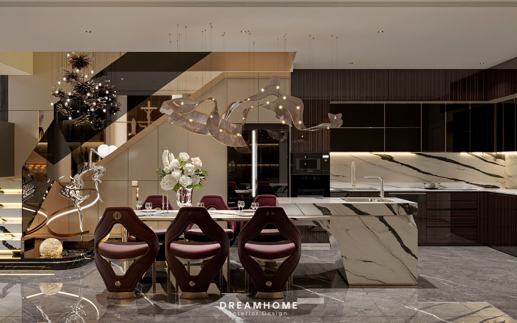 thiết kế nội thất nhà phố