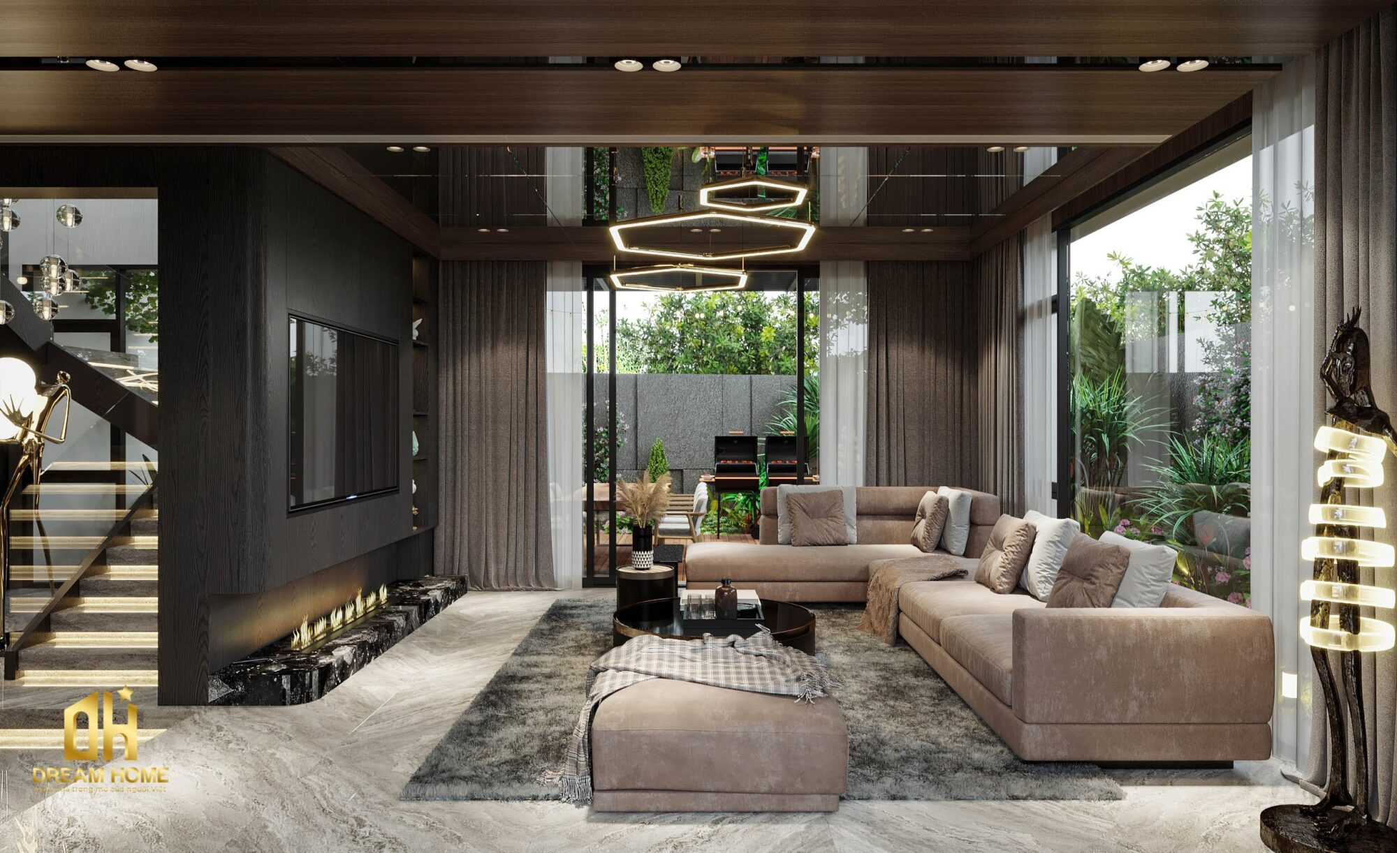 thiết kế nội thất biệt thự