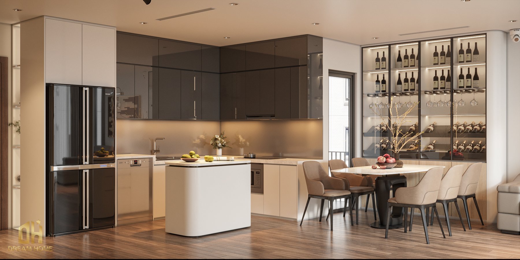 thiết kế nội thất khai sơn city